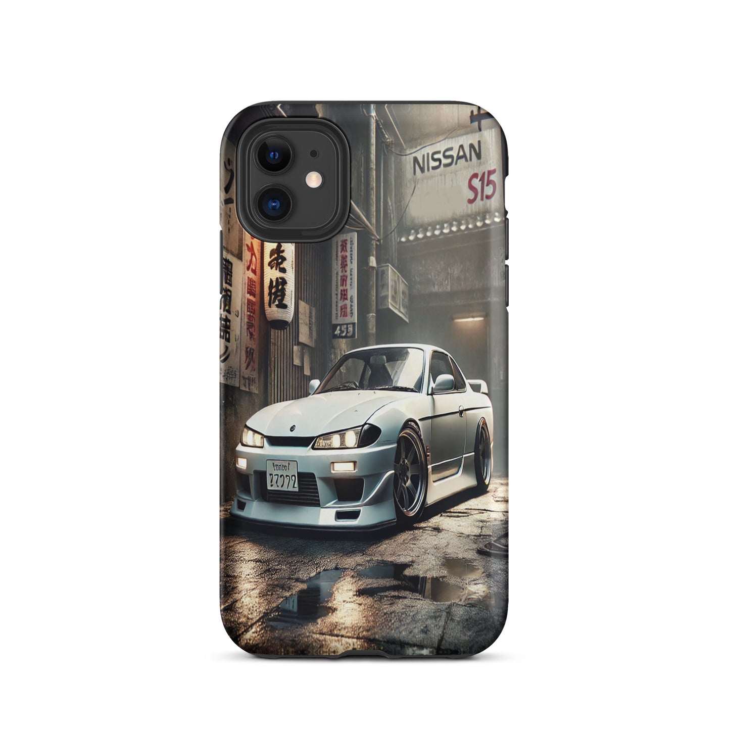 iPhone Dual-Layered Tough Case With Raised Bezel - Nissan Silvia S15