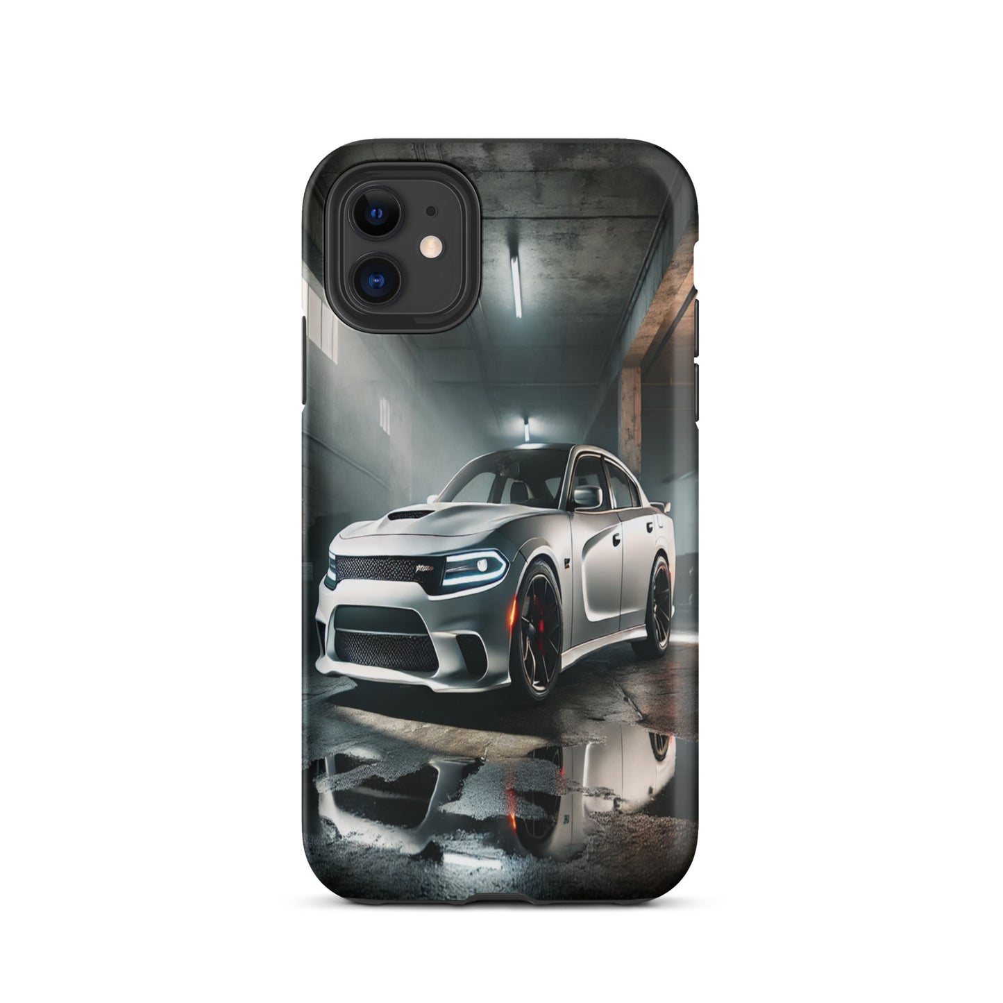 iPhone Dual-Layered Tough Case With Raised Bezel - Dodge Charger Hellcat