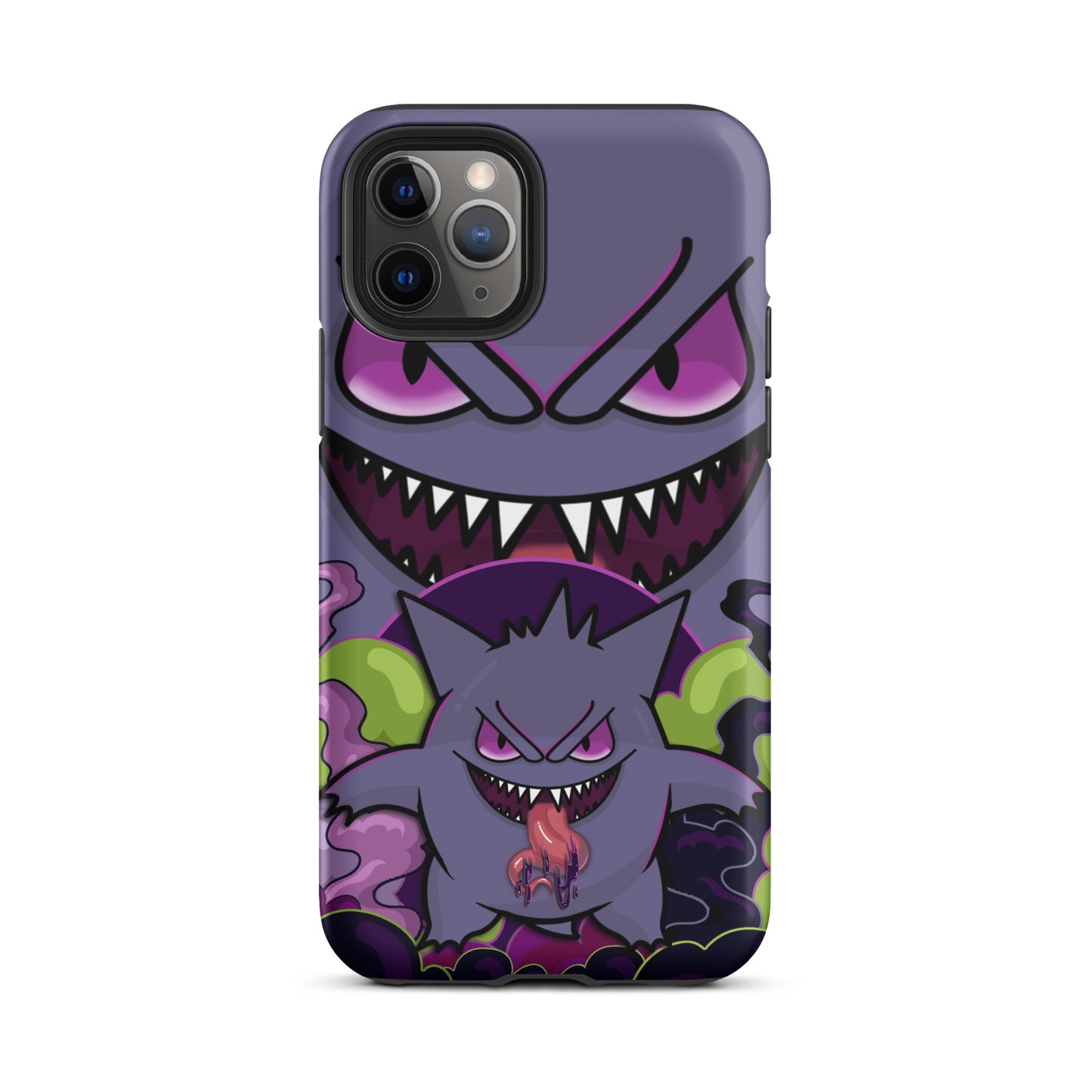 iPhone Dual-Layered Tough Case With Raised Bezel - Gengar EVO