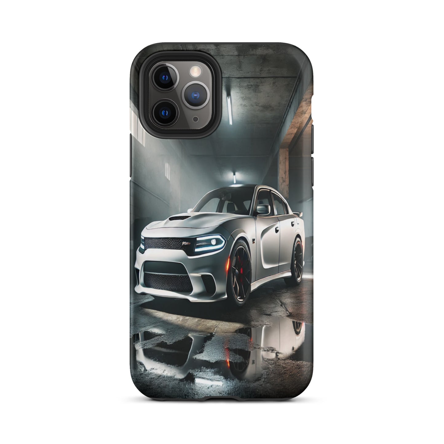 iPhone Dual-Layered Tough Case With Raised Bezel - Dodge Charger Hellcat