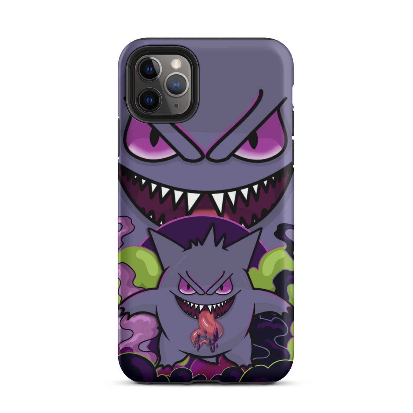iPhone Dual-Layered Tough Case With Raised Bezel - Gengar EVO