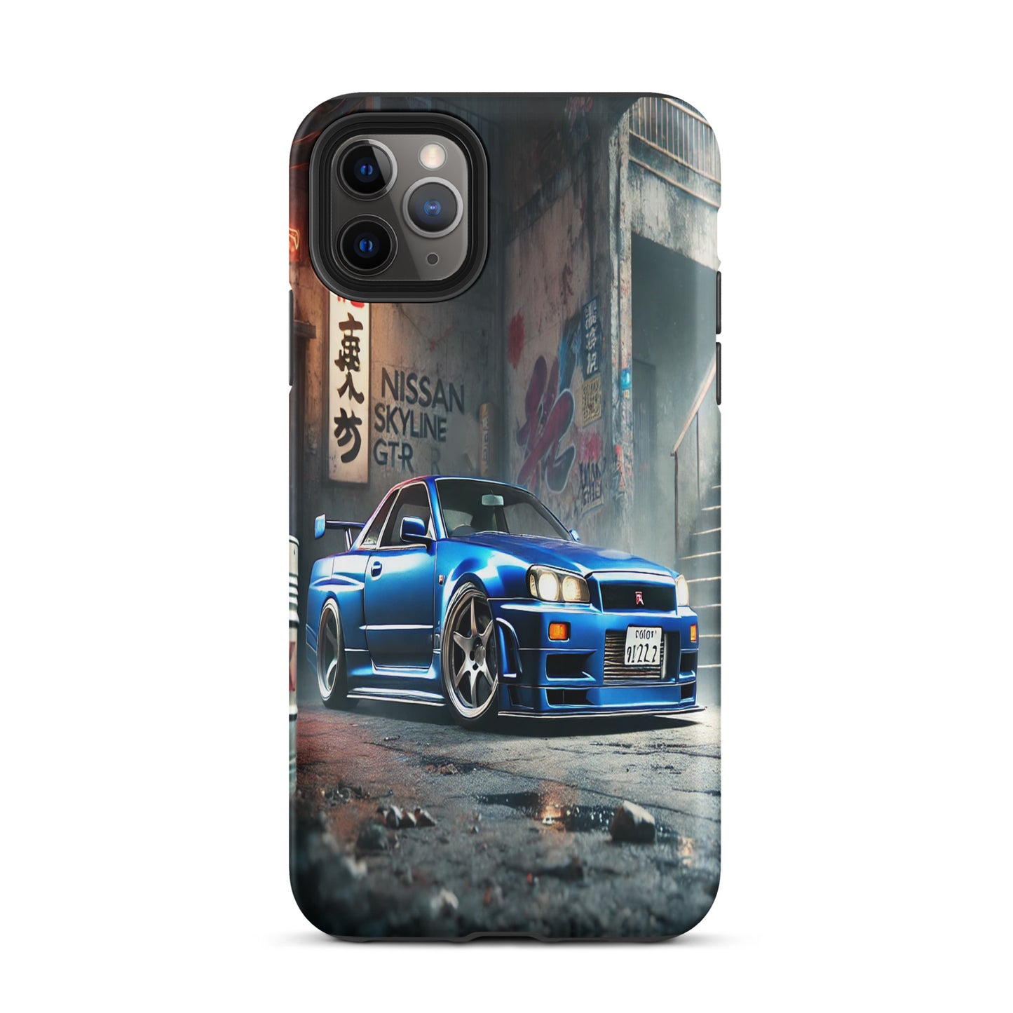 iPhone Dual-Layered Tough Case With Raised Bezel - Nissan Skyline R34 GT-R