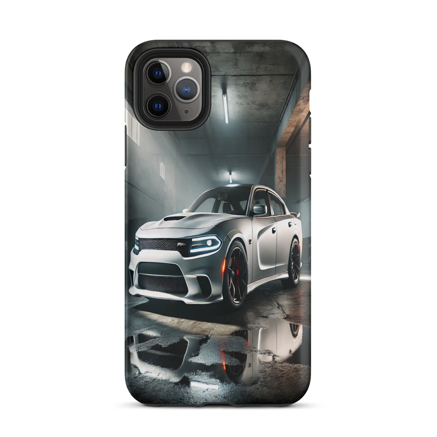 iPhone Dual-Layered Tough Case With Raised Bezel - Dodge Charger Hellcat