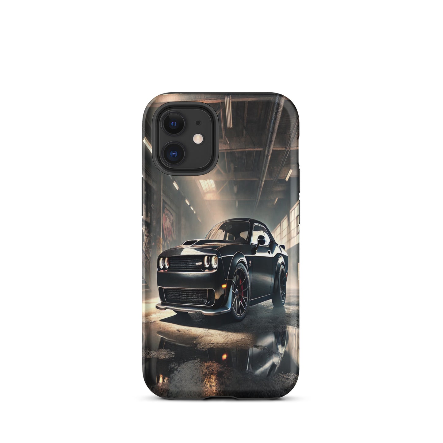 iPhone Dual-Layered Tough Case With Raised Bezel - Dodge Challenger Hellcat