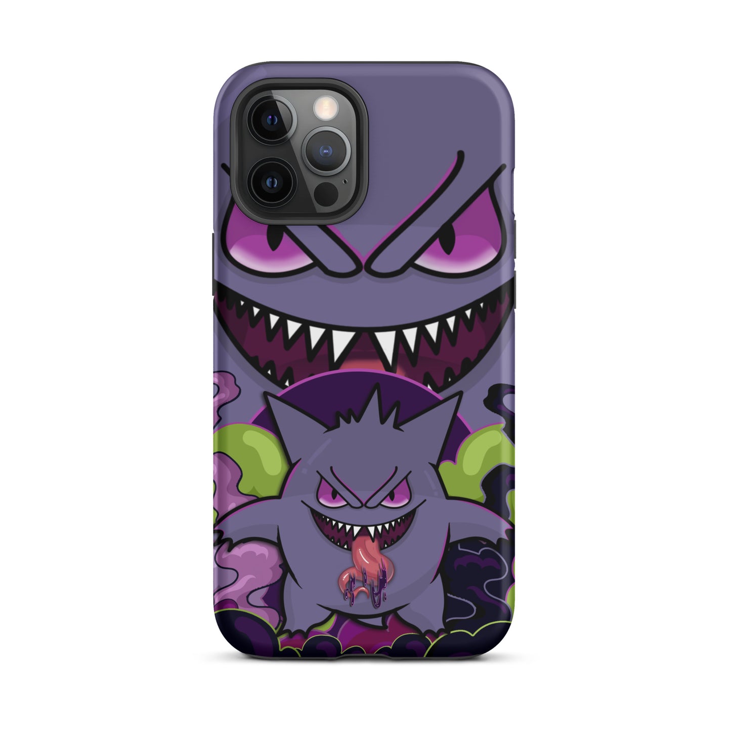 iPhone Dual-Layered Tough Case With Raised Bezel - Gengar EVO