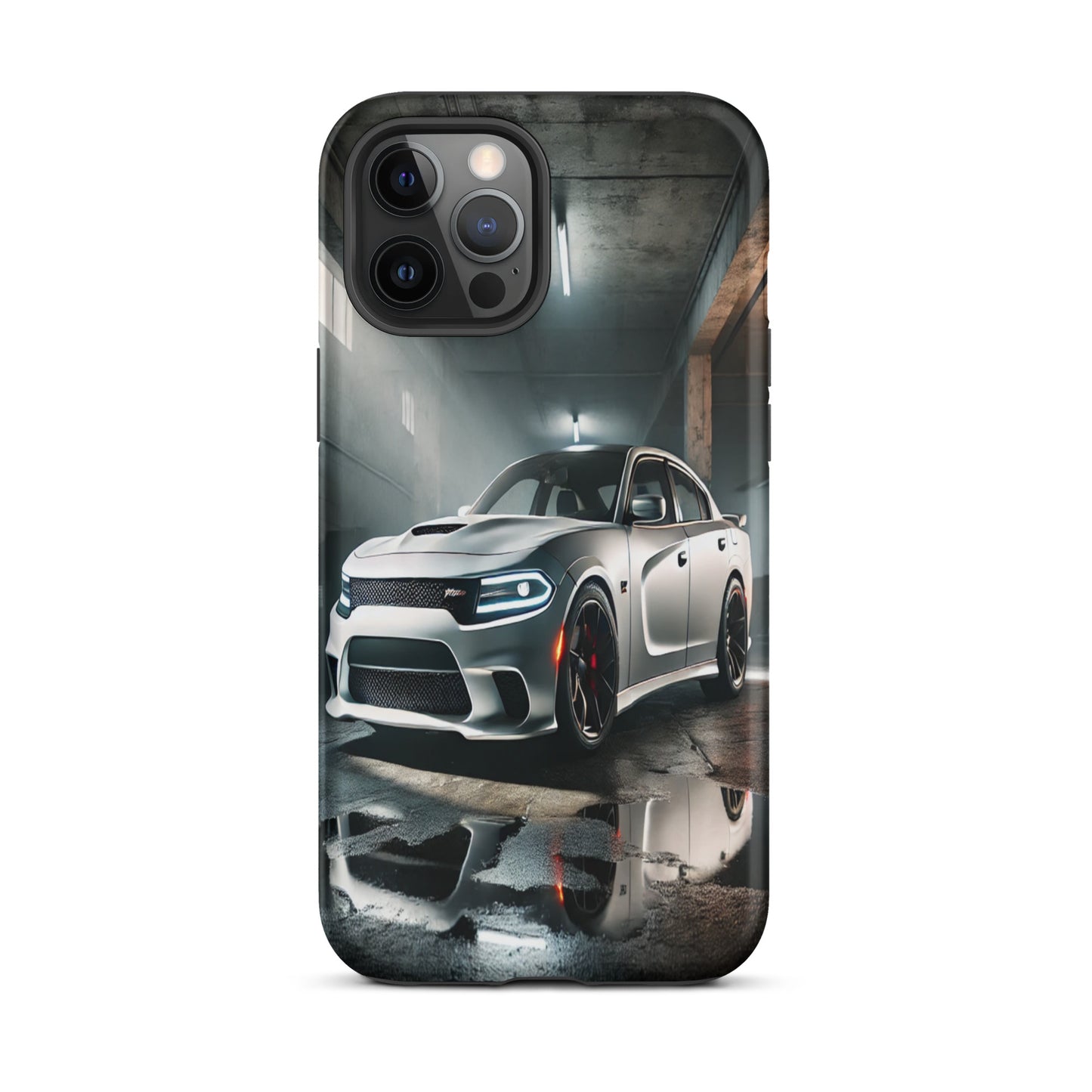 iPhone Dual-Layered Tough Case With Raised Bezel - Dodge Charger Hellcat