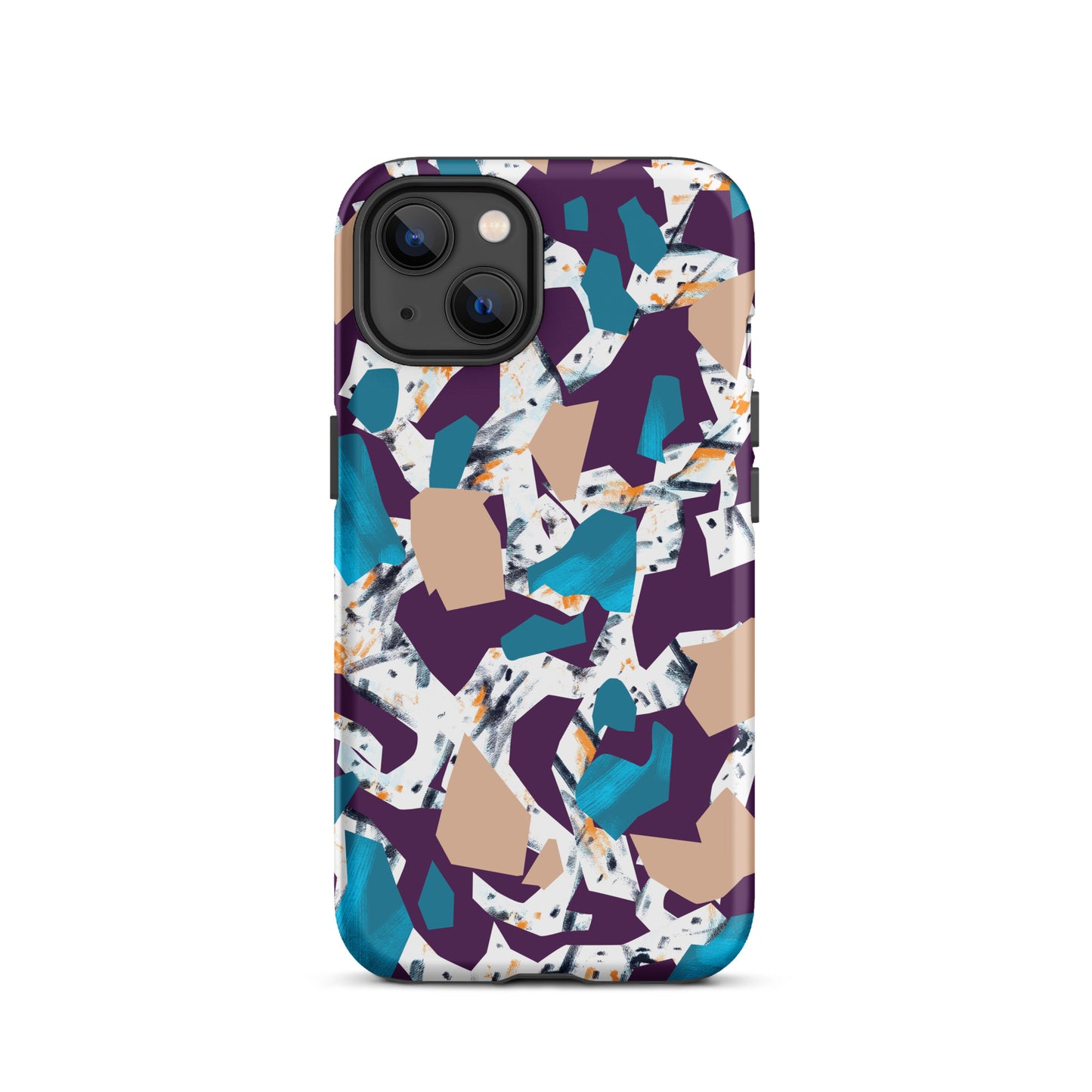 iPhone Dual-Layered Tough Case With Raised Bezel - Abstract Geo