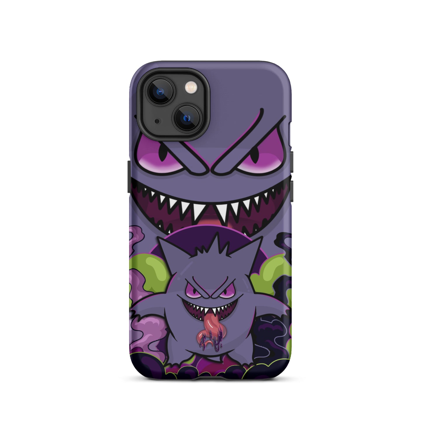 iPhone Dual-Layered Tough Case With Raised Bezel - Gengar EVO