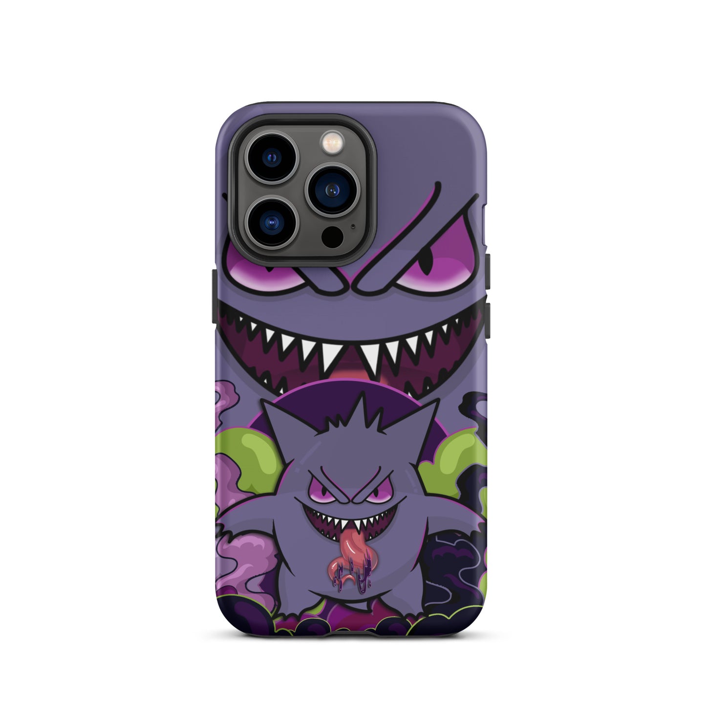 iPhone Dual-Layered Tough Case With Raised Bezel - Gengar EVO