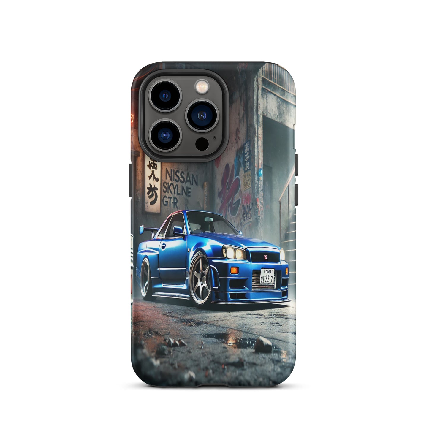 iPhone Dual-Layered Tough Case With Raised Bezel - Nissan Skyline R34 GT-R