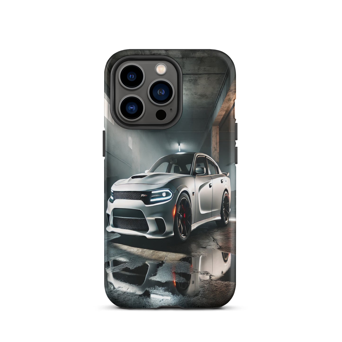 iPhone Dual-Layered Tough Case With Raised Bezel - Dodge Charger Hellcat