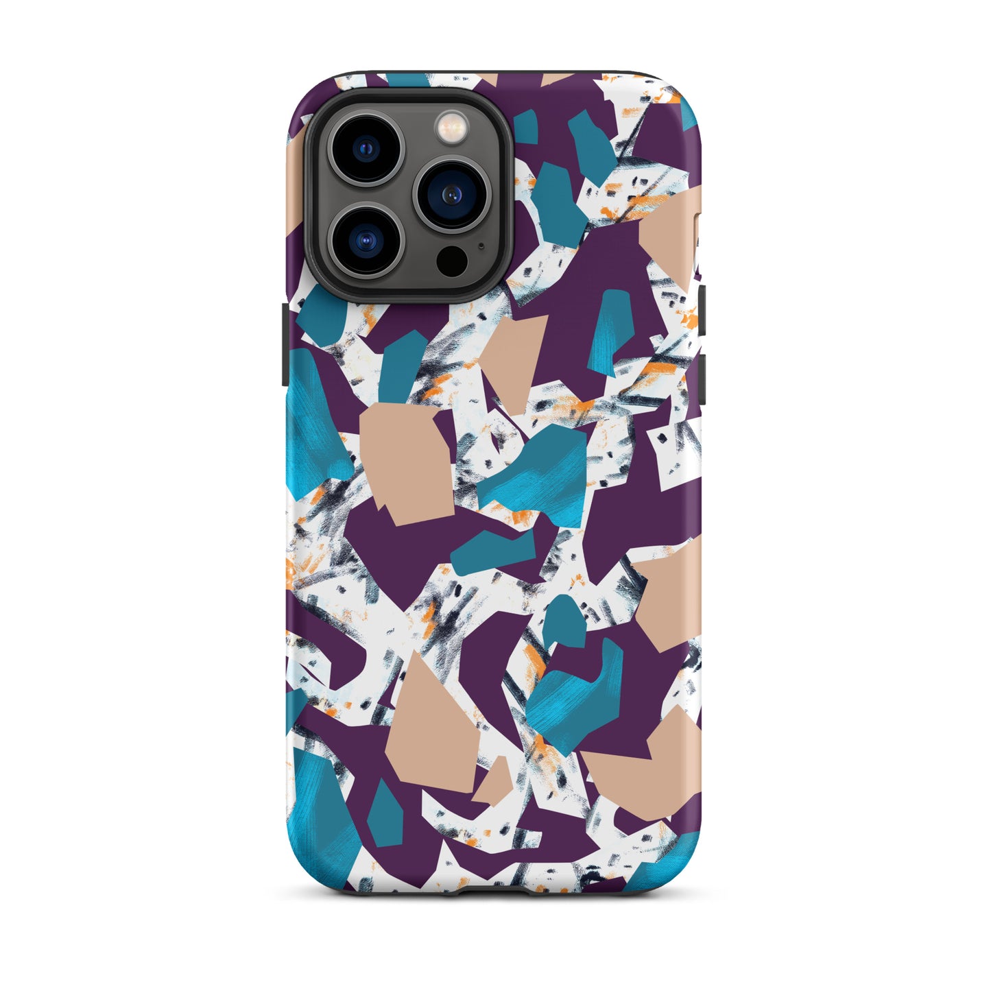 iPhone Dual-Layered Tough Case With Raised Bezel - Abstract Geo