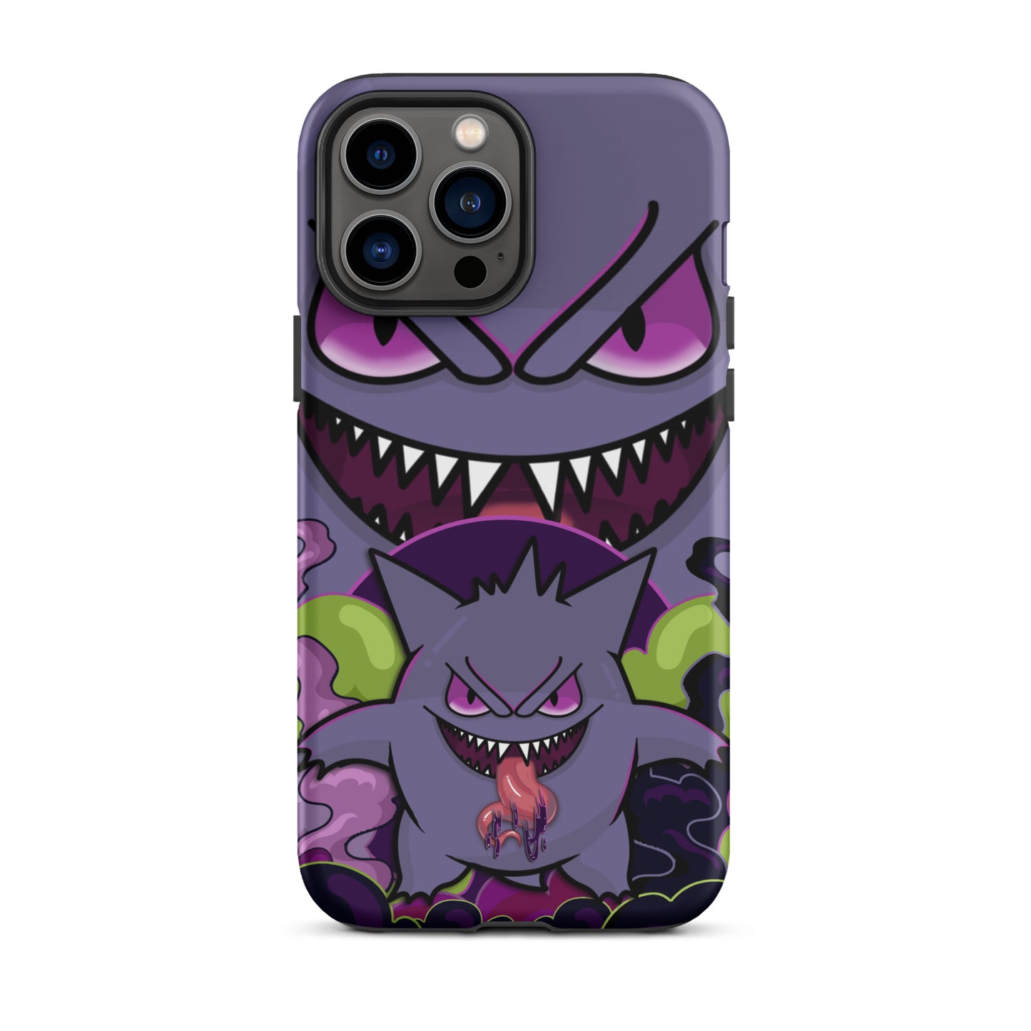 iPhone Dual-Layered Tough Case With Raised Bezel - Gengar EVO