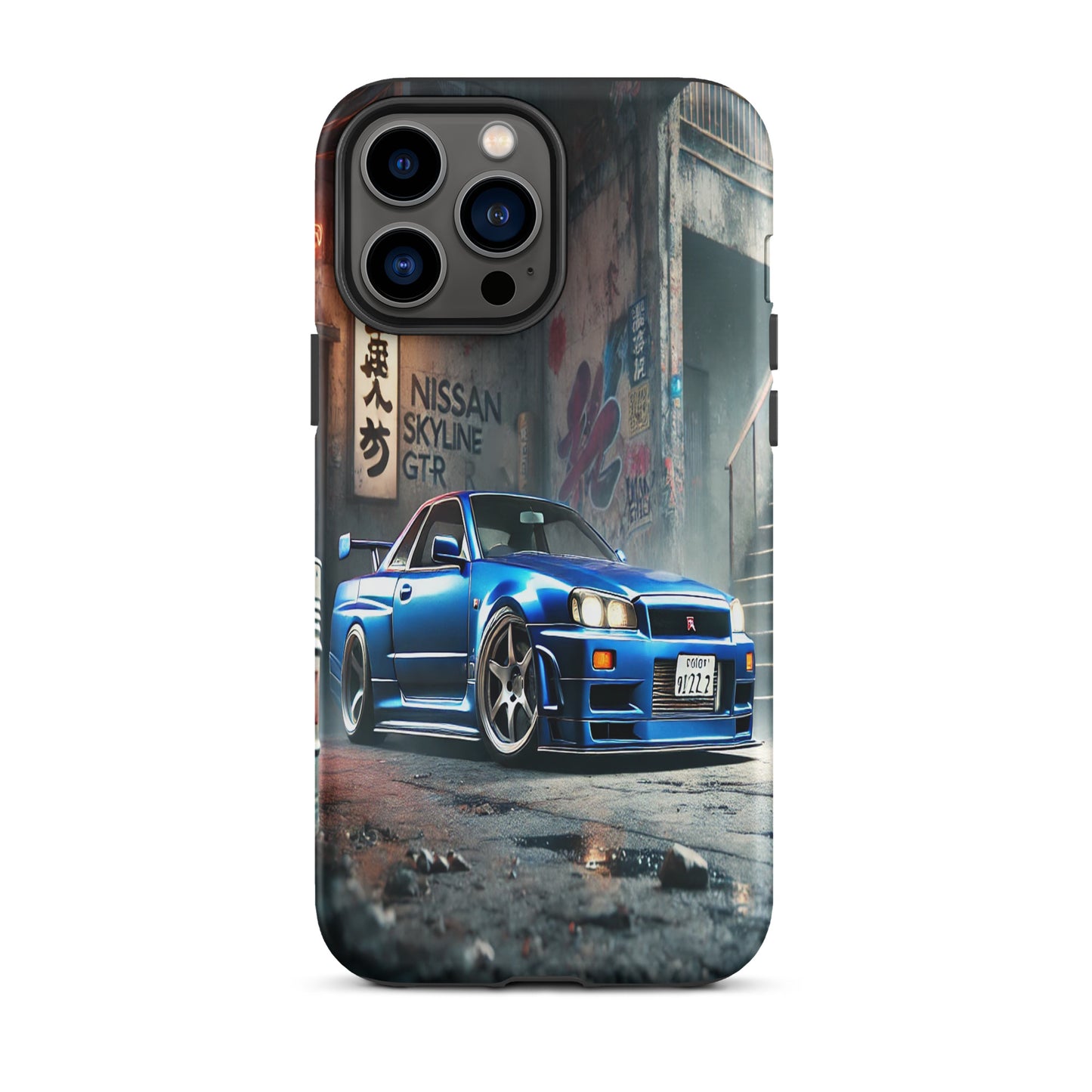 iPhone Dual-Layered Tough Case With Raised Bezel - Nissan Skyline R34 GT-R