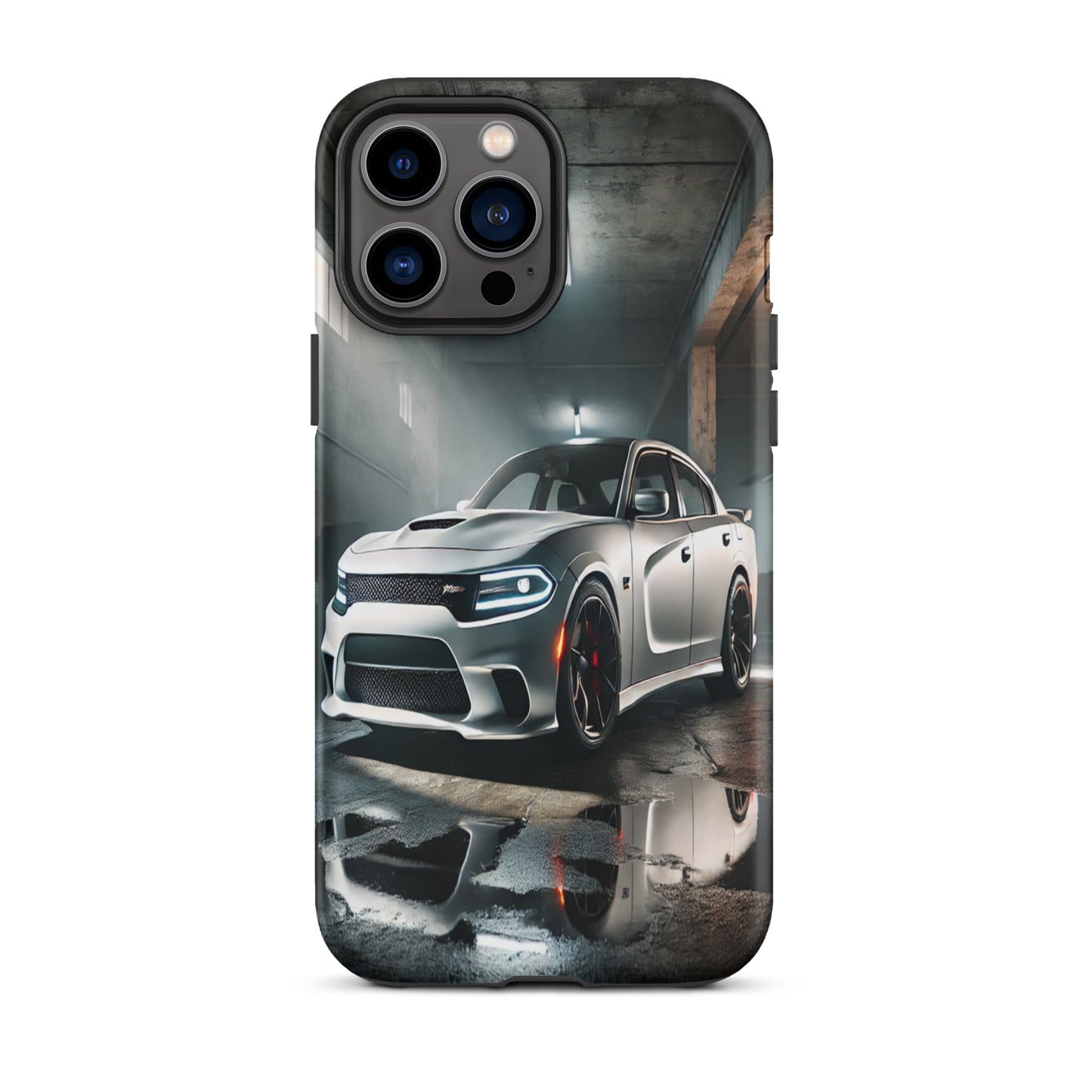 iPhone Dual-Layered Tough Case With Raised Bezel - Dodge Charger Hellcat