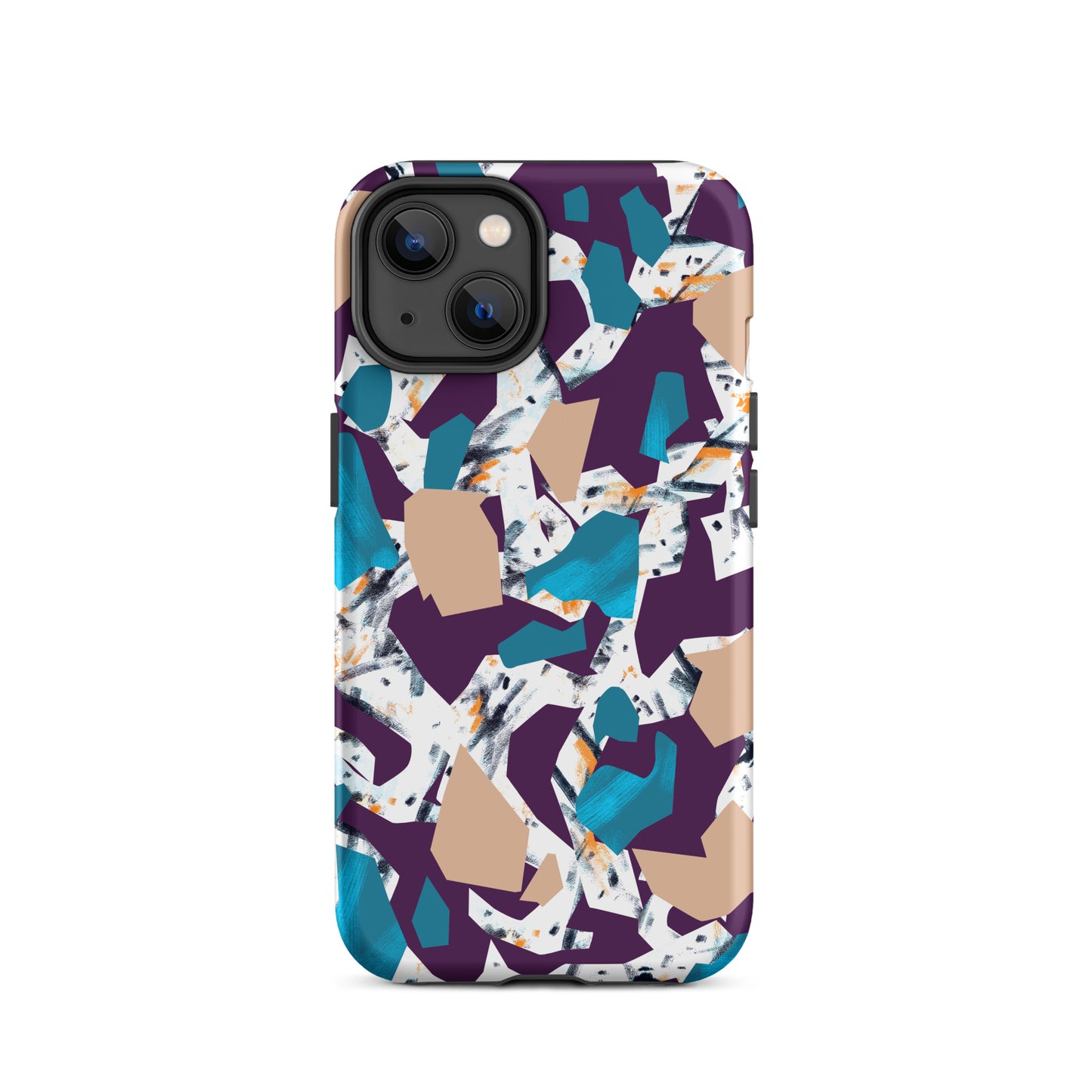 iPhone Dual-Layered Tough Case With Raised Bezel - Abstract Geo