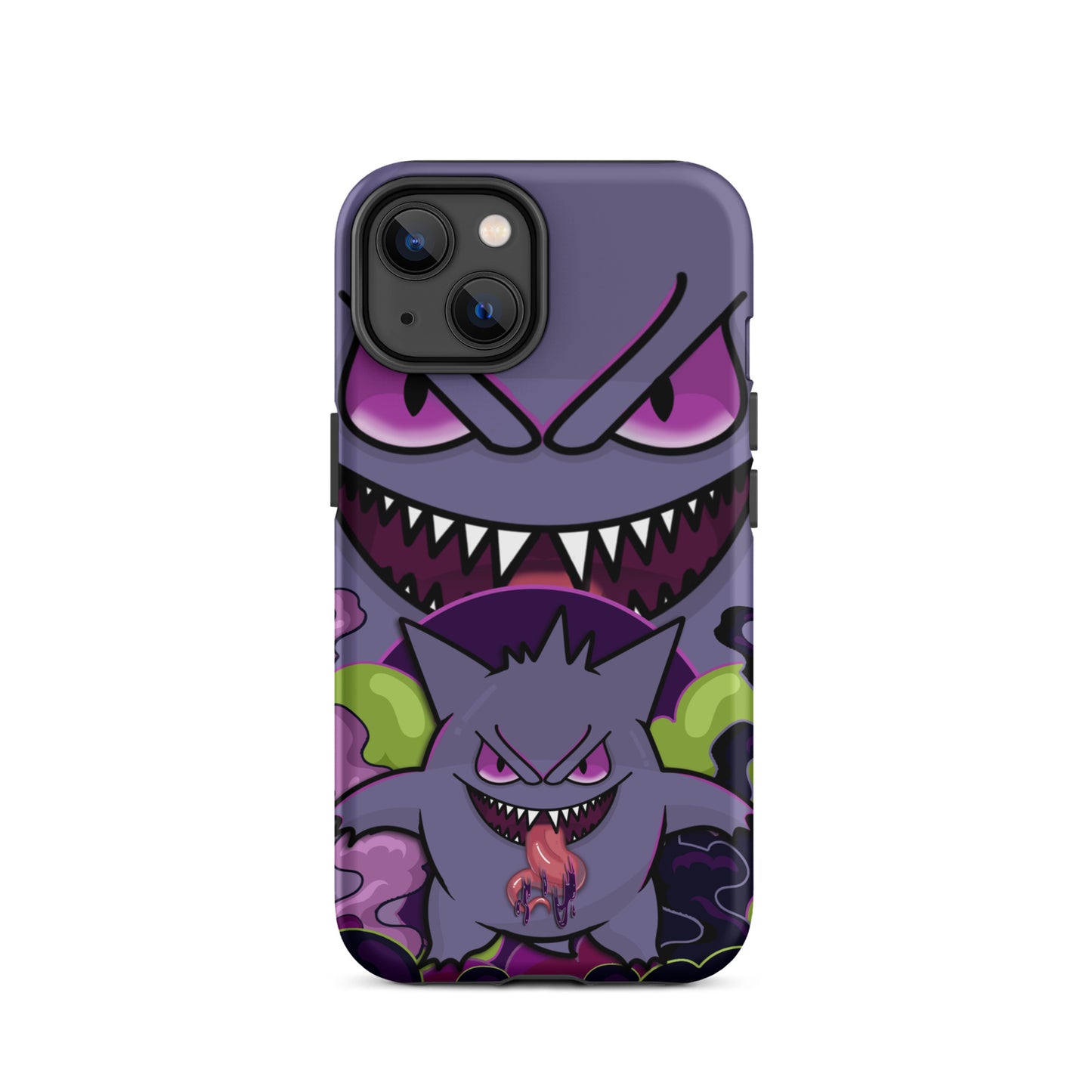 iPhone Dual-Layered Tough Case With Raised Bezel - Gengar EVO
