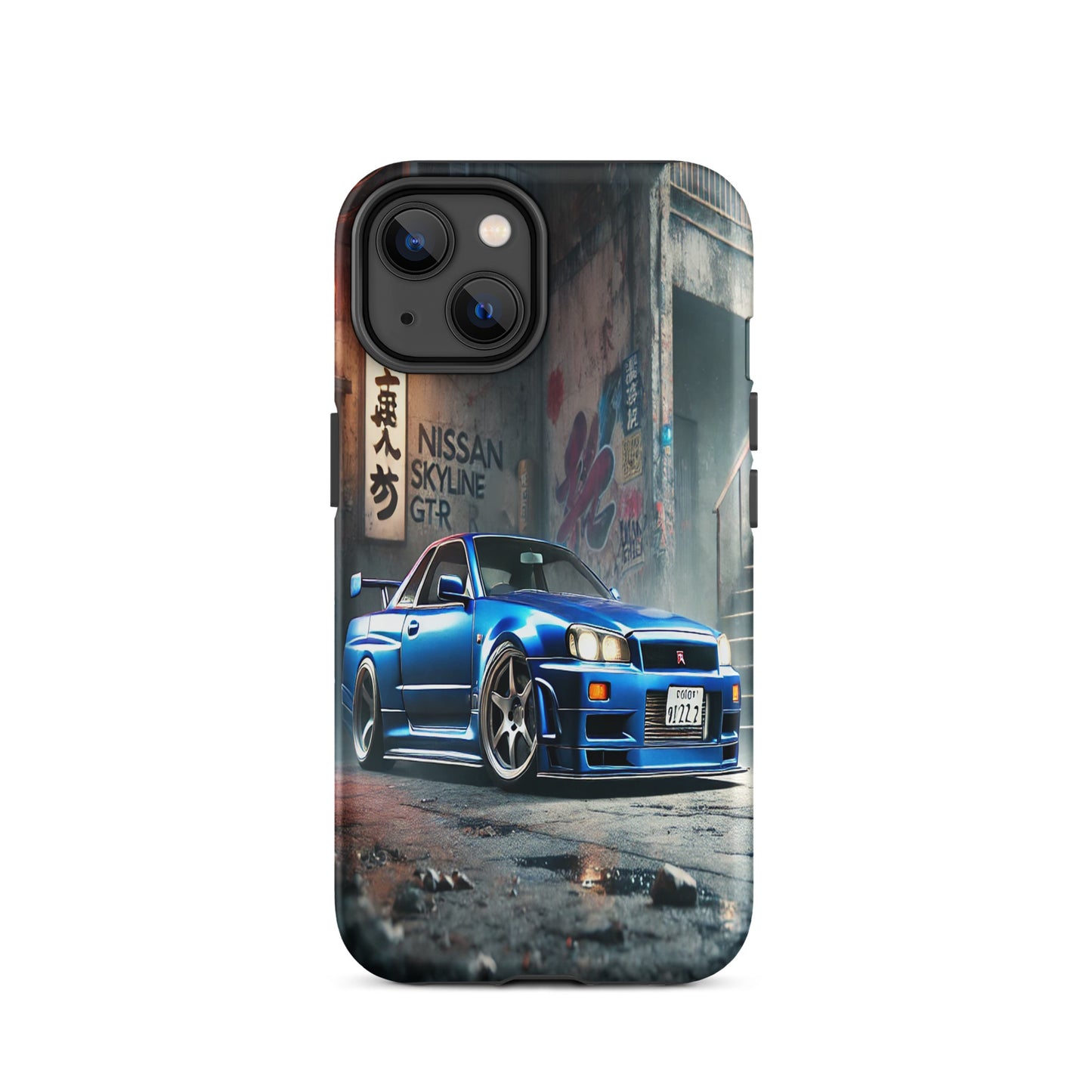 iPhone Dual-Layered Tough Case With Raised Bezel - Nissan Skyline R34 GT-R