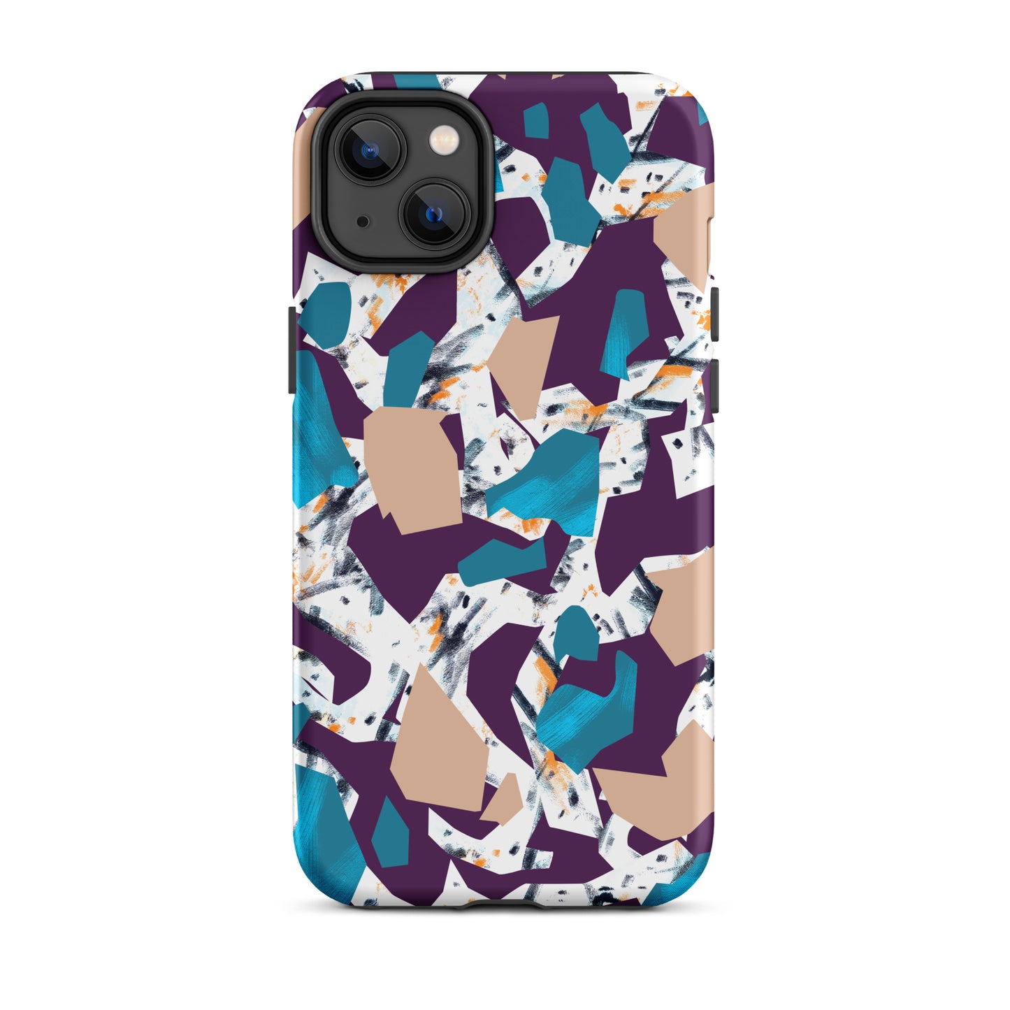 iPhone Dual-Layered Tough Case With Raised Bezel - Abstract Geo