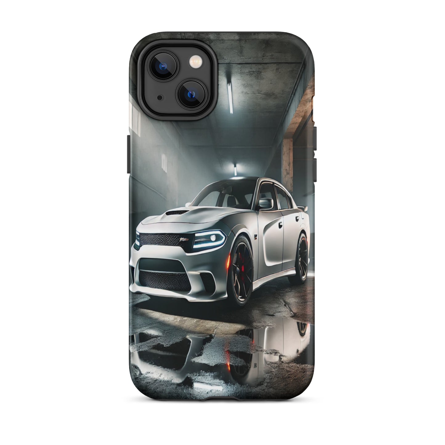 iPhone Dual-Layered Tough Case With Raised Bezel - Dodge Charger Hellcat
