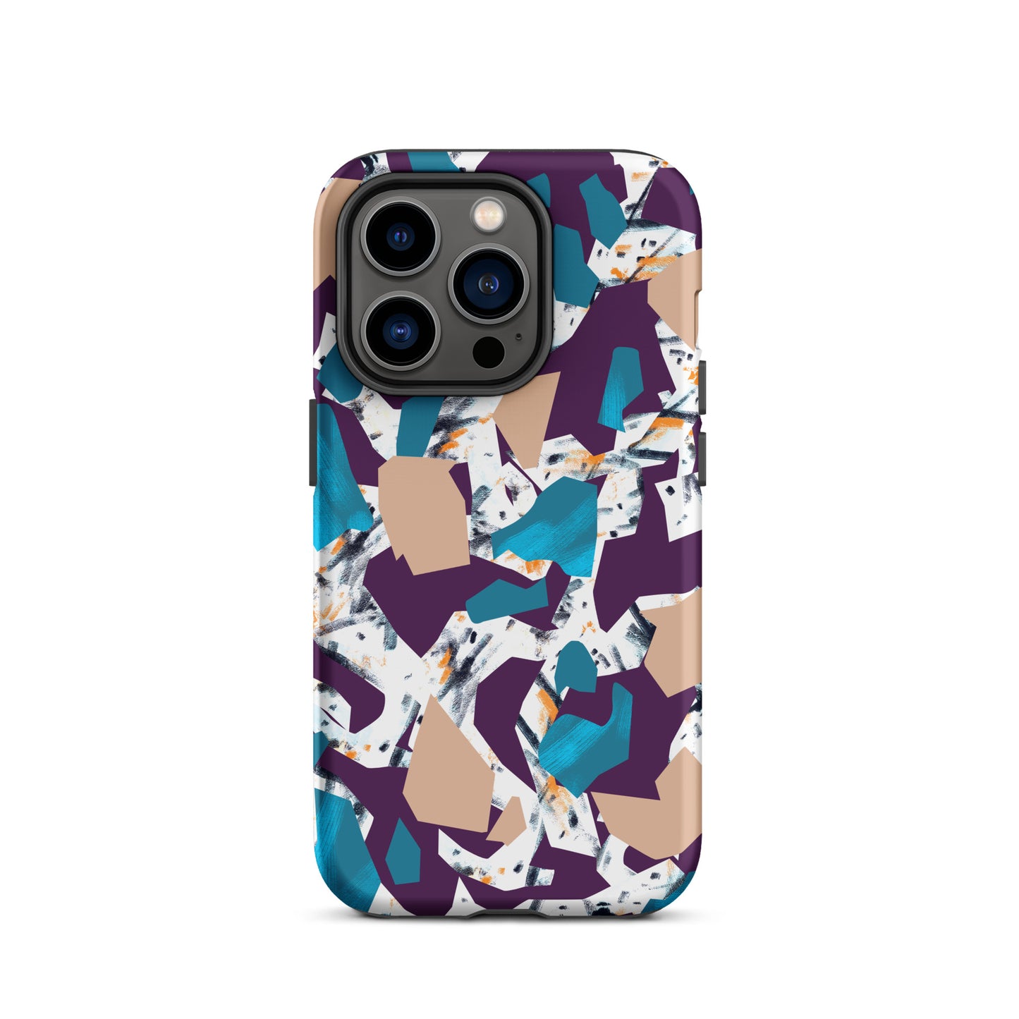 iPhone Dual-Layered Tough Case With Raised Bezel - Abstract Geo