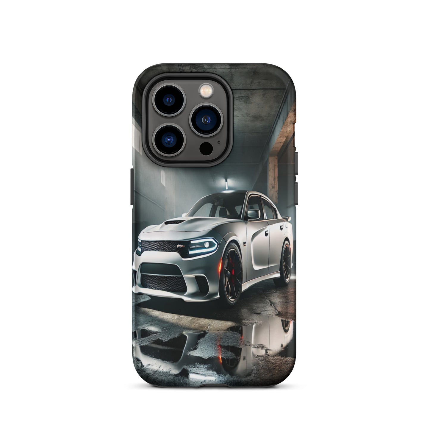 iPhone Dual-Layered Tough Case With Raised Bezel - Dodge Charger Hellcat