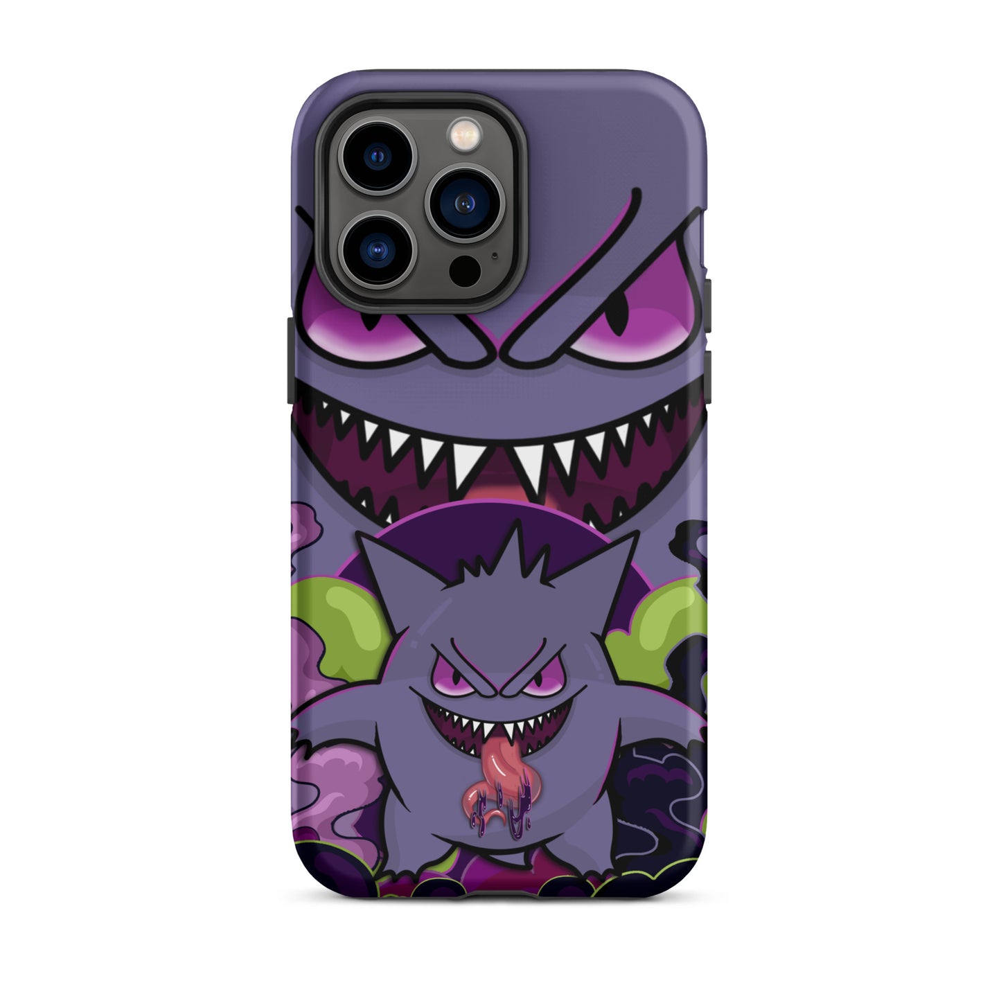 iPhone Dual-Layered Tough Case With Raised Bezel - Gengar EVO