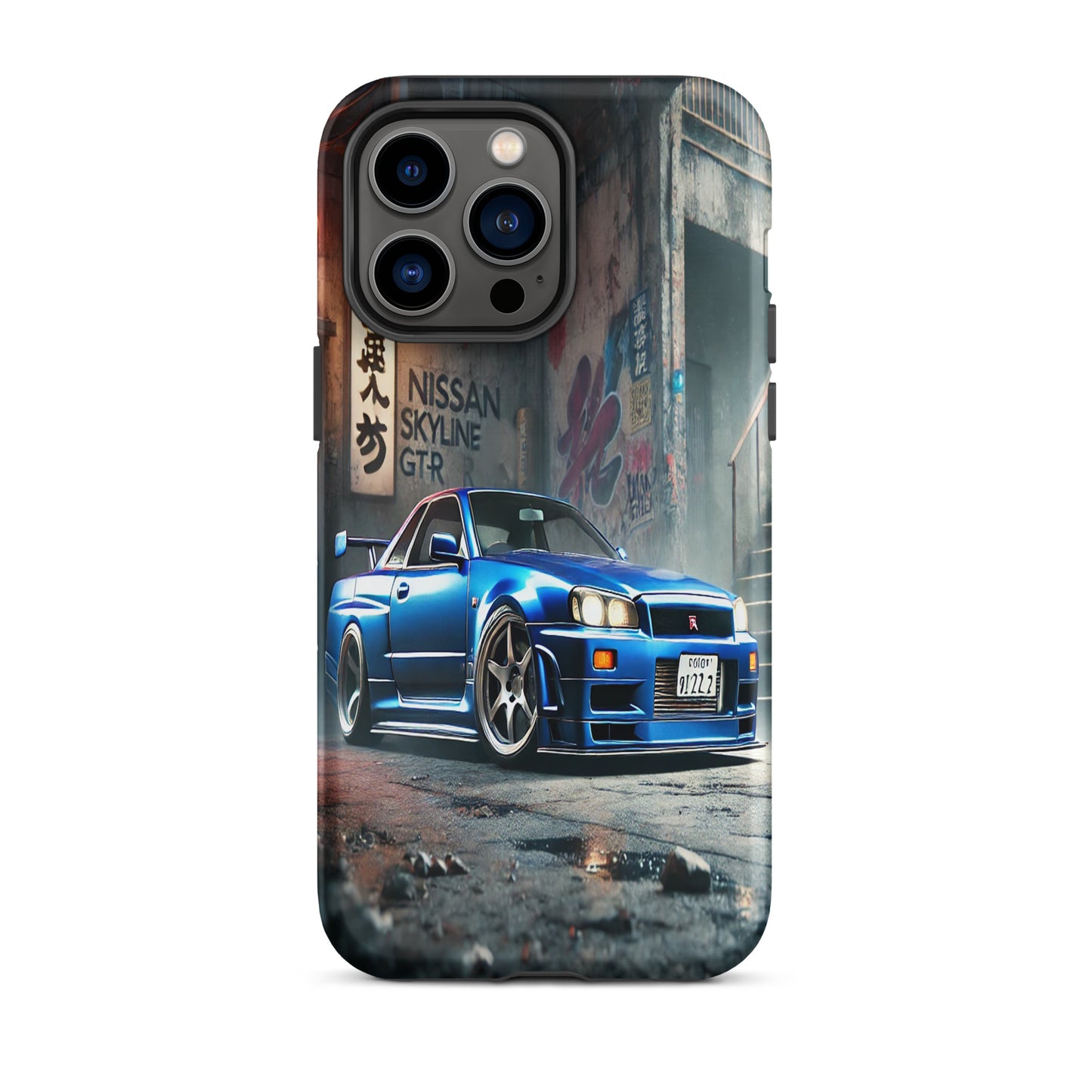 iPhone Dual-Layered Tough Case With Raised Bezel - Nissan Skyline R34 GT-R