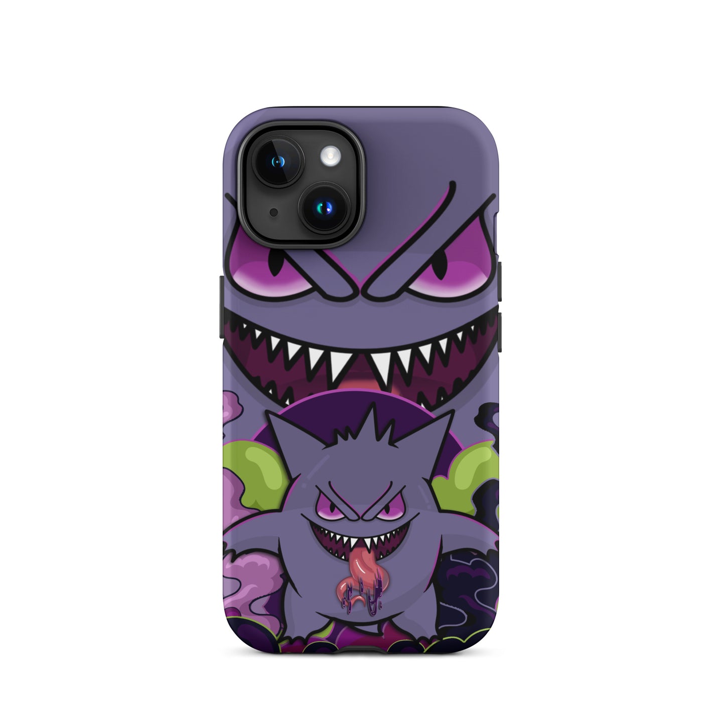 iPhone Dual-Layered Tough Case With Raised Bezel - Gengar EVO