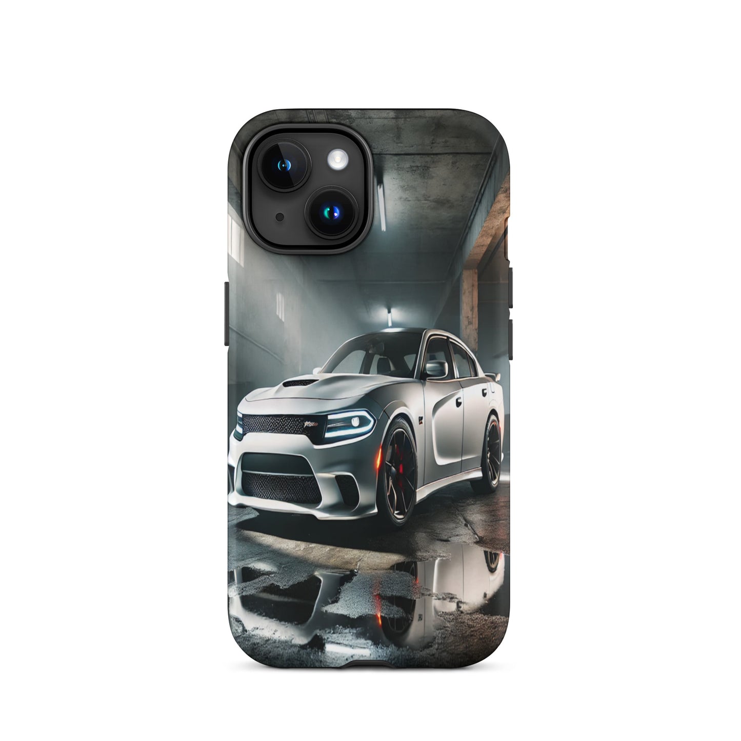 iPhone Dual-Layered Tough Case With Raised Bezel - Dodge Charger Hellcat