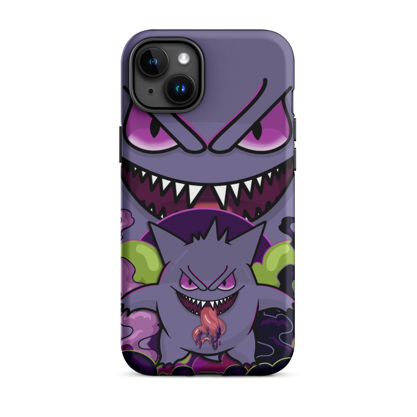 iPhone Dual-Layered Tough Case With Raised Bezel - Gengar EVO