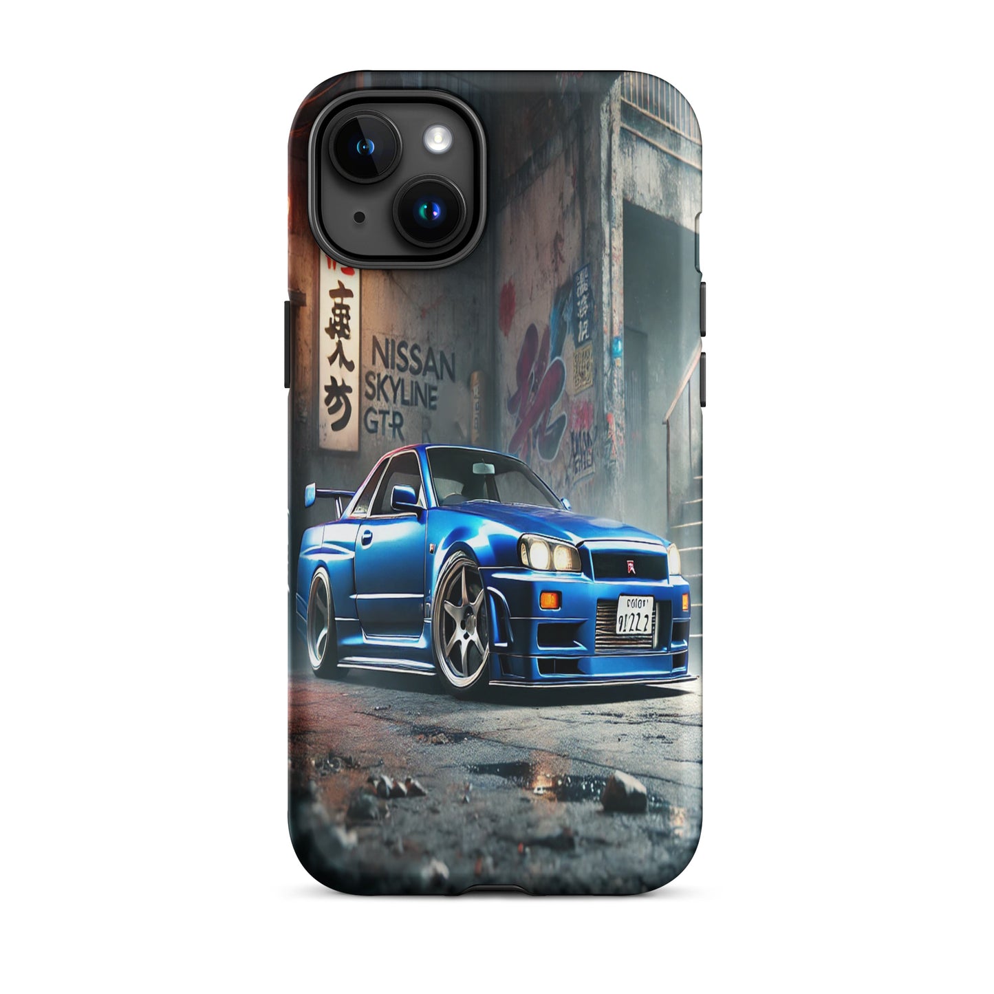 iPhone Dual-Layered Tough Case With Raised Bezel - Nissan Skyline R34 GT-R