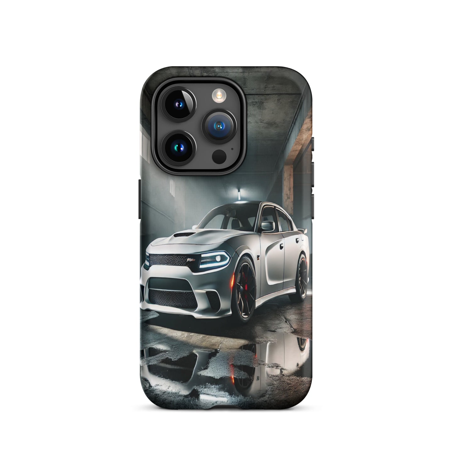 iPhone Dual-Layered Tough Case With Raised Bezel - Dodge Charger Hellcat