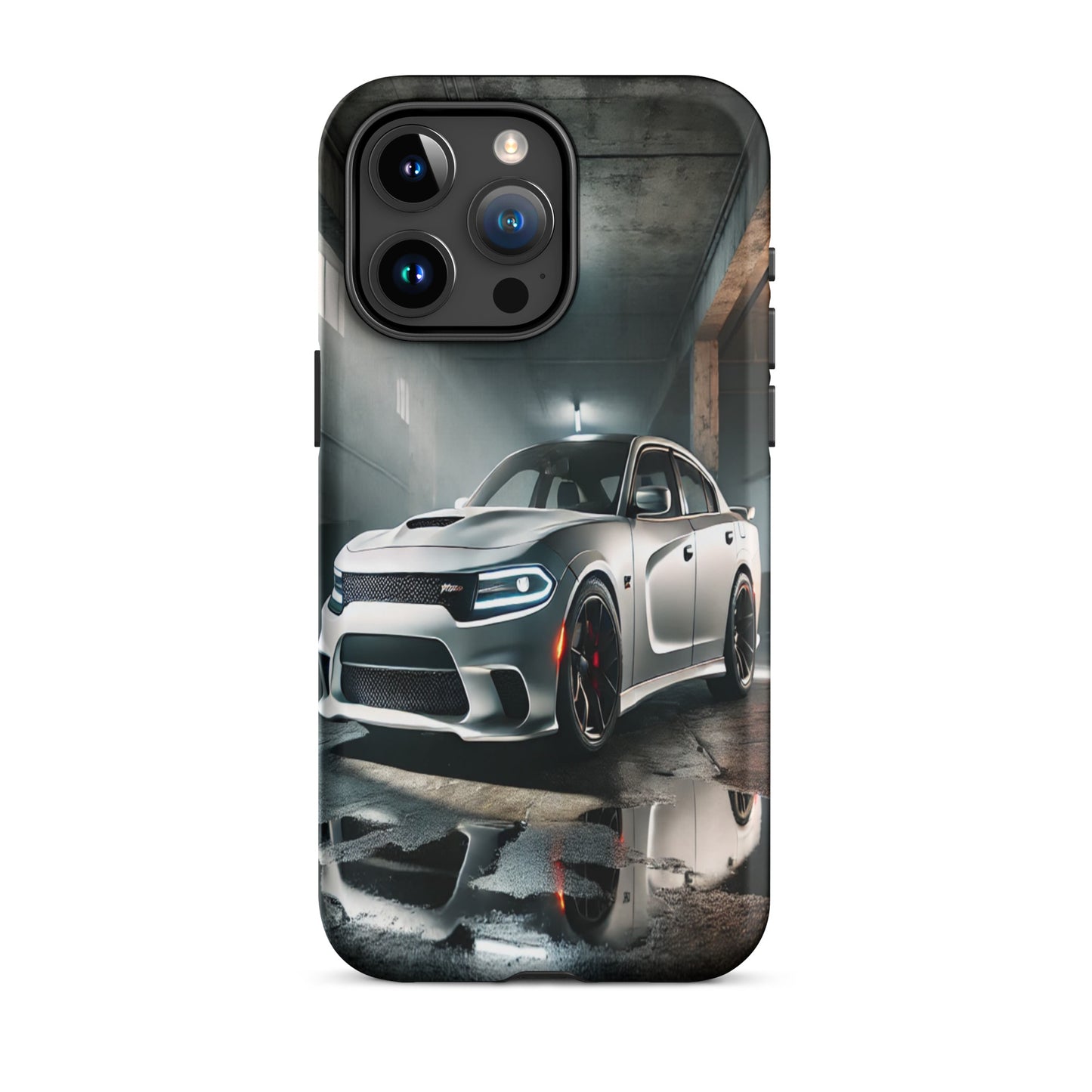 iPhone Dual-Layered Tough Case With Raised Bezel - Dodge Charger Hellcat