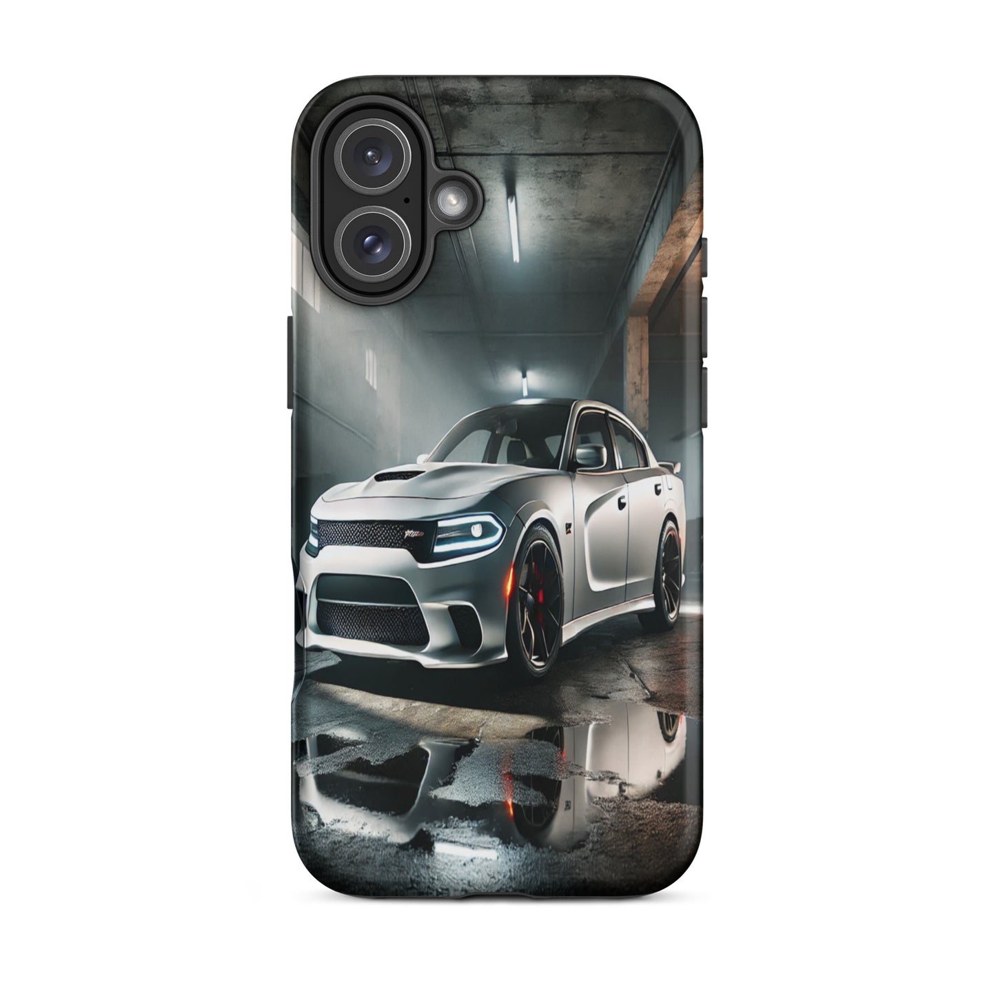 iPhone Dual-Layered Tough Case With Raised Bezel - Dodge Charger Hellcat