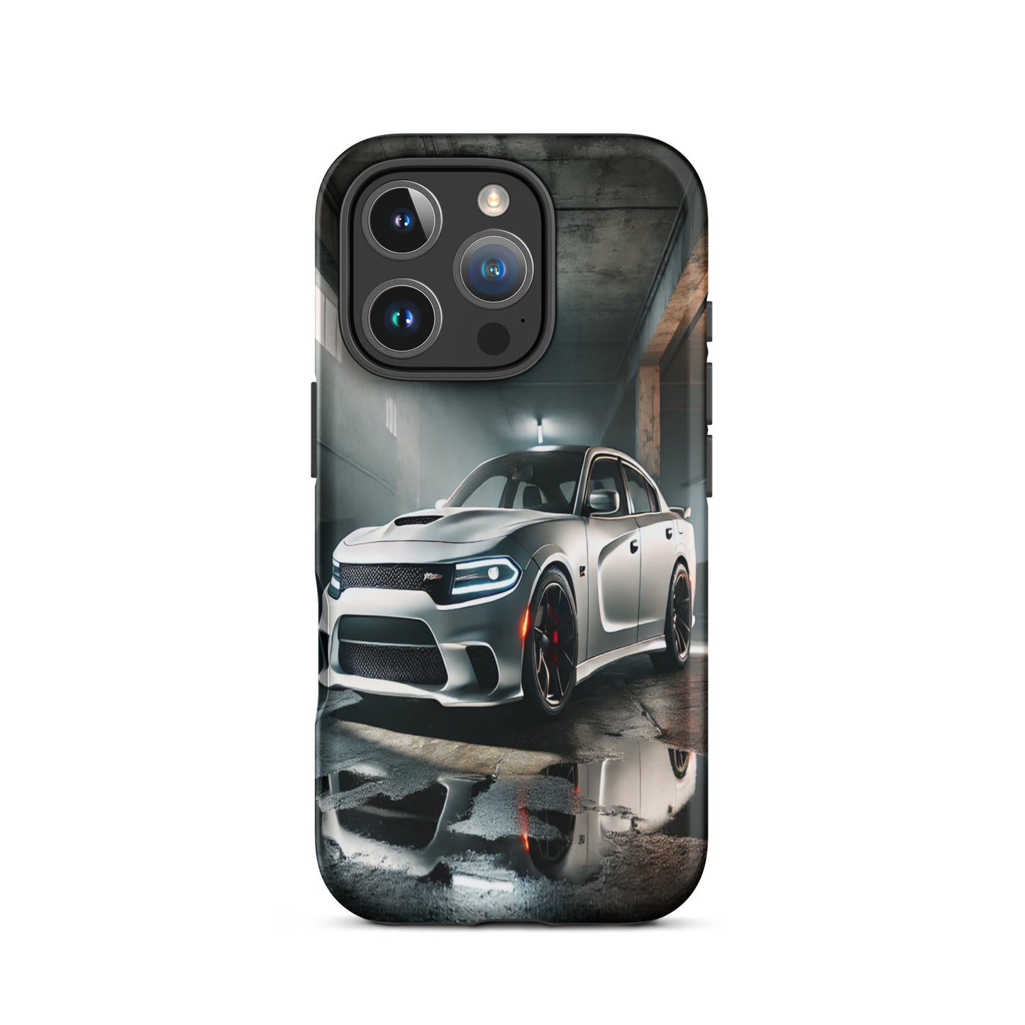 iPhone Dual-Layered Tough Case With Raised Bezel - Dodge Charger Hellcat