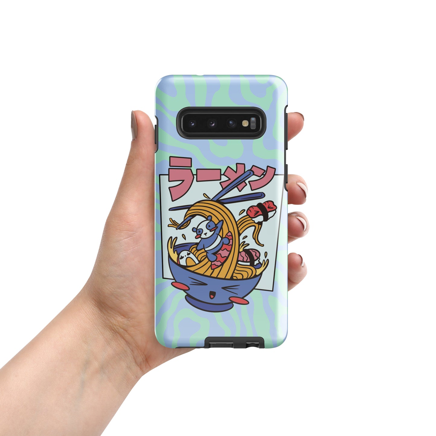 Samsung Tough Case Induction Charging Compatible - Funky Noodles