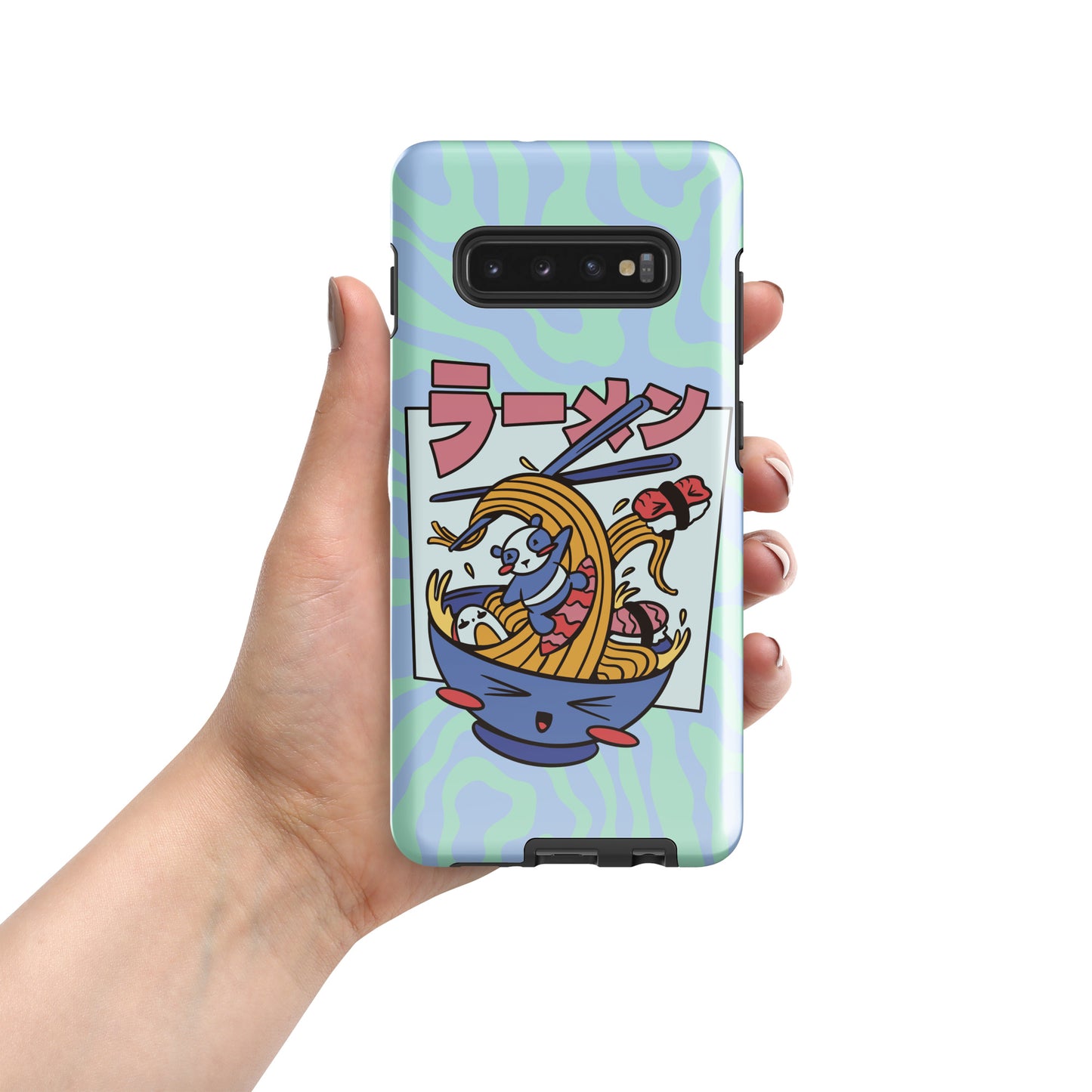 Samsung Tough Case Induction Charging Compatible - Funky Noodles