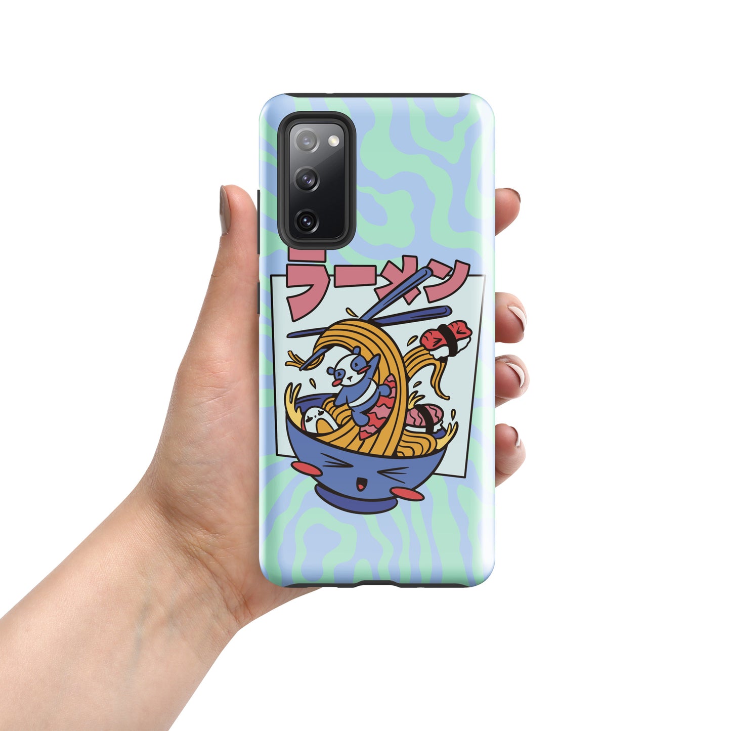 Samsung Tough Case Induction Charging Compatible - Funky Noodles