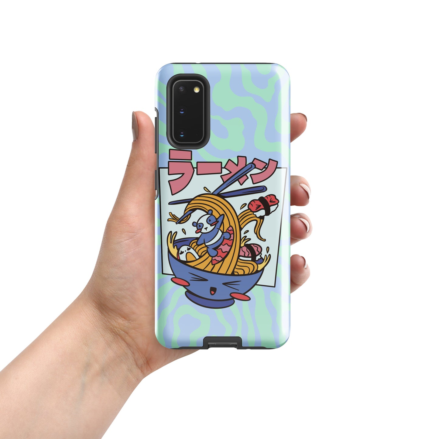 Samsung Tough Case Induction Charging Compatible - Funky Noodles