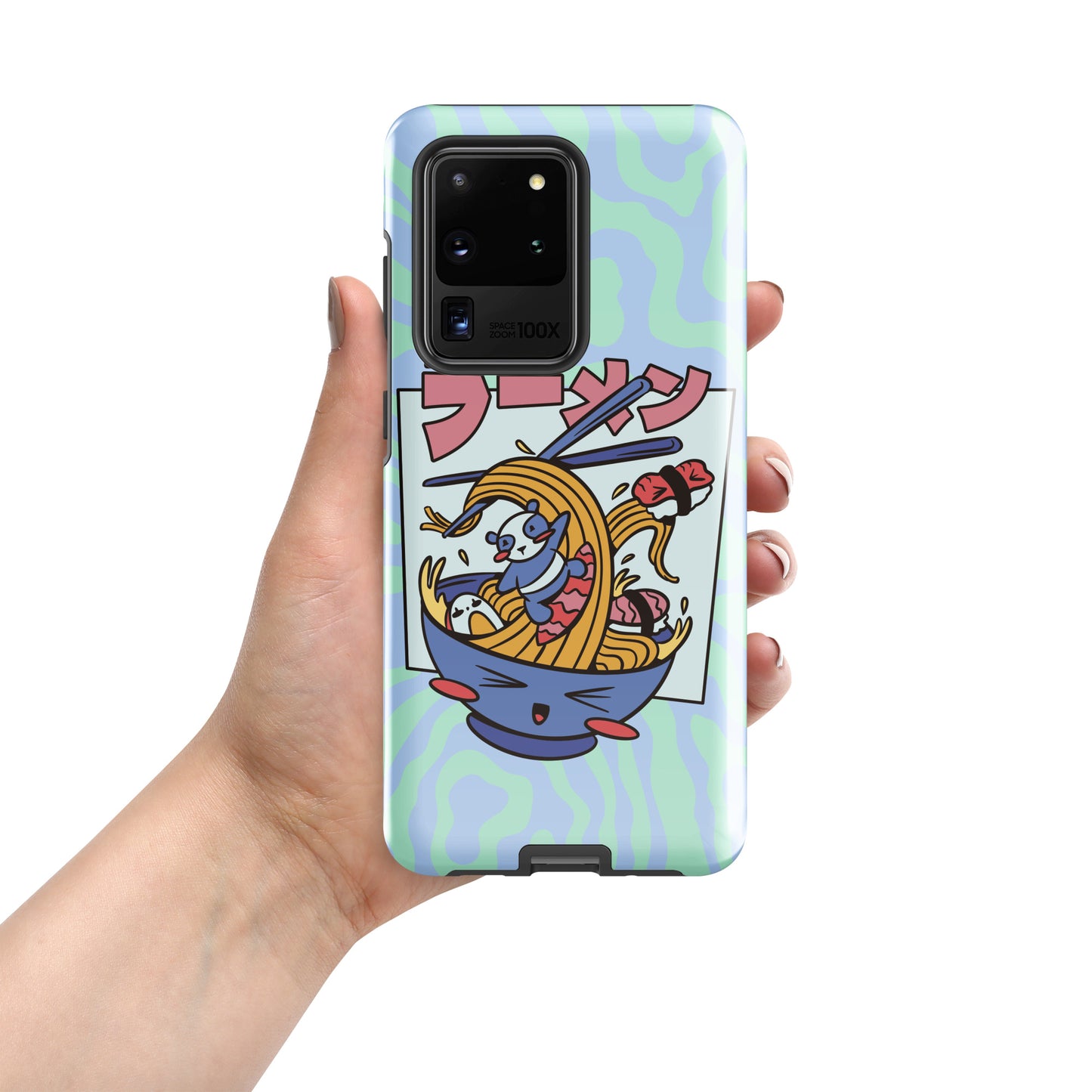 Samsung Tough Case Induction Charging Compatible - Funky Noodles