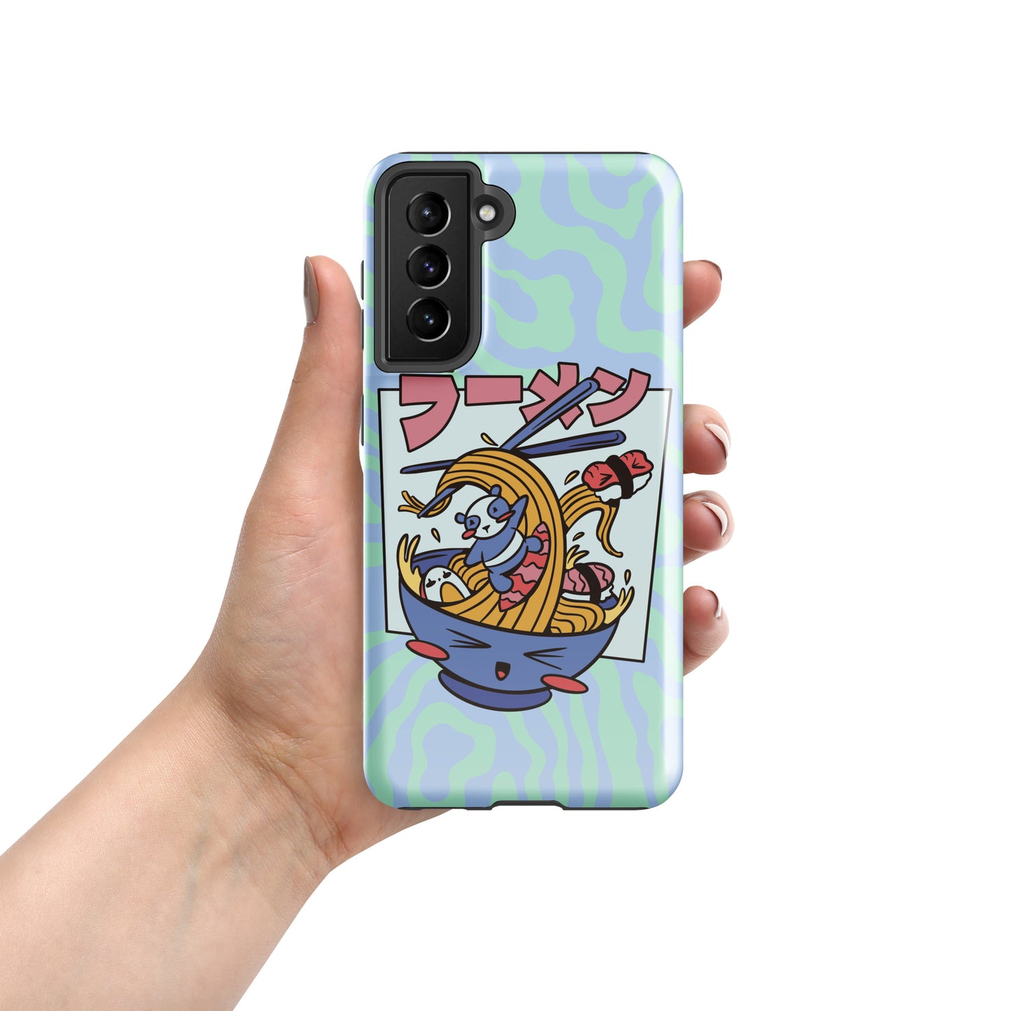 Samsung Tough Case Induction Charging Compatible - Funky Noodles