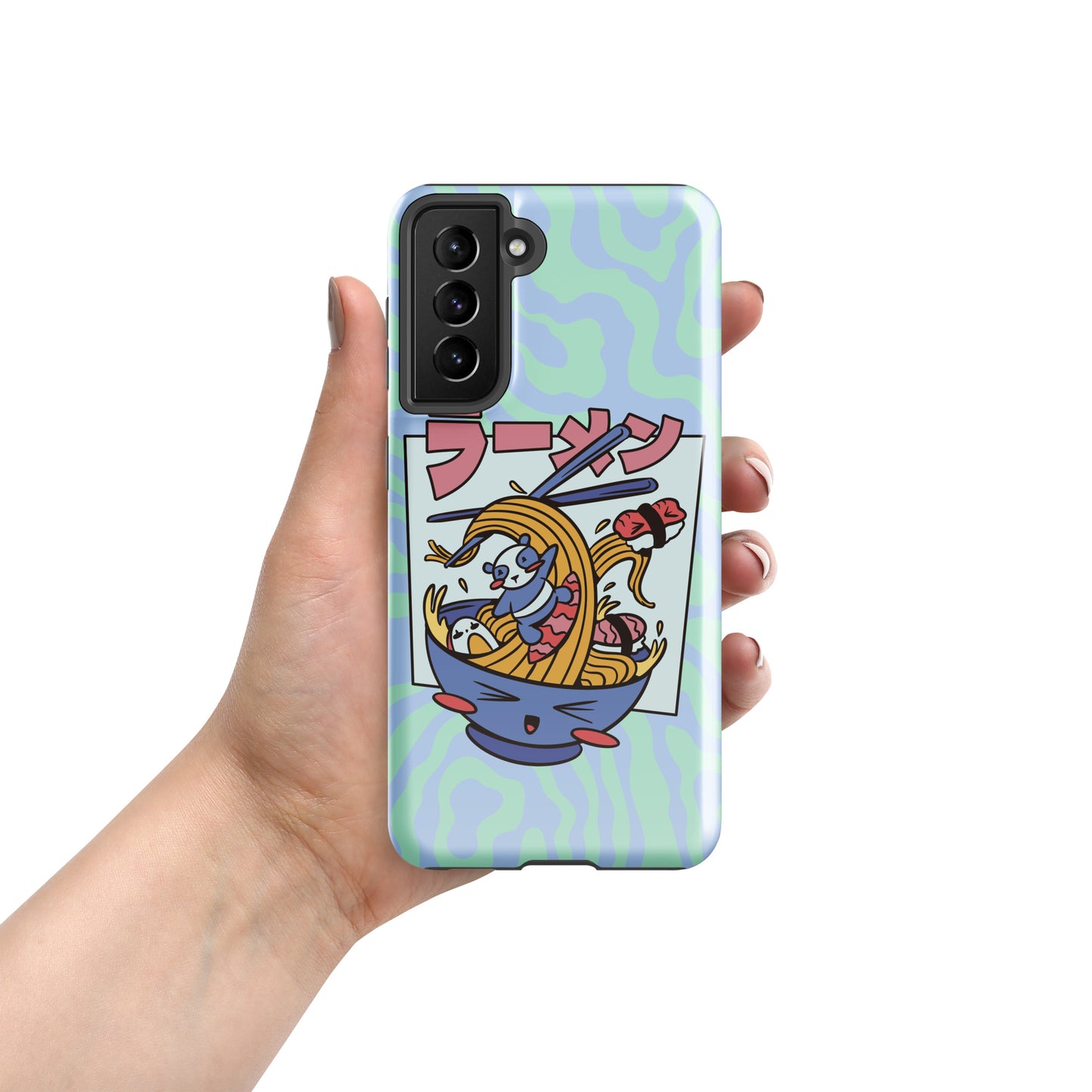 Samsung Tough Case Induction Charging Compatible - Funky Noodles