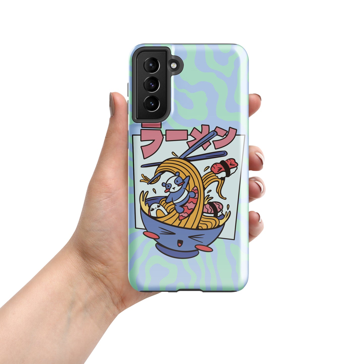 Samsung Tough Case Induction Charging Compatible - Funky Noodles