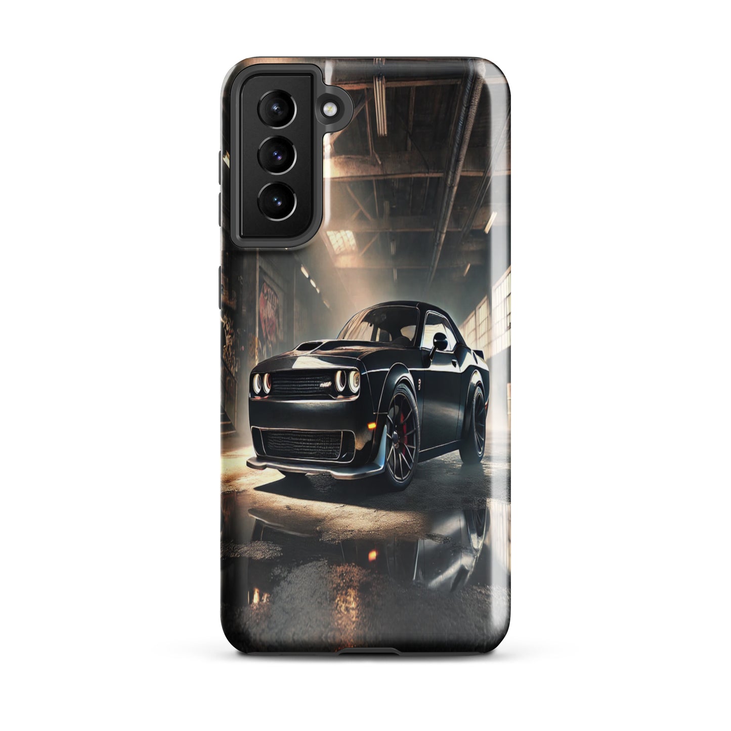 Samsung Tough Case Induction Charging Compatible - Dodge Challenger Hellcat