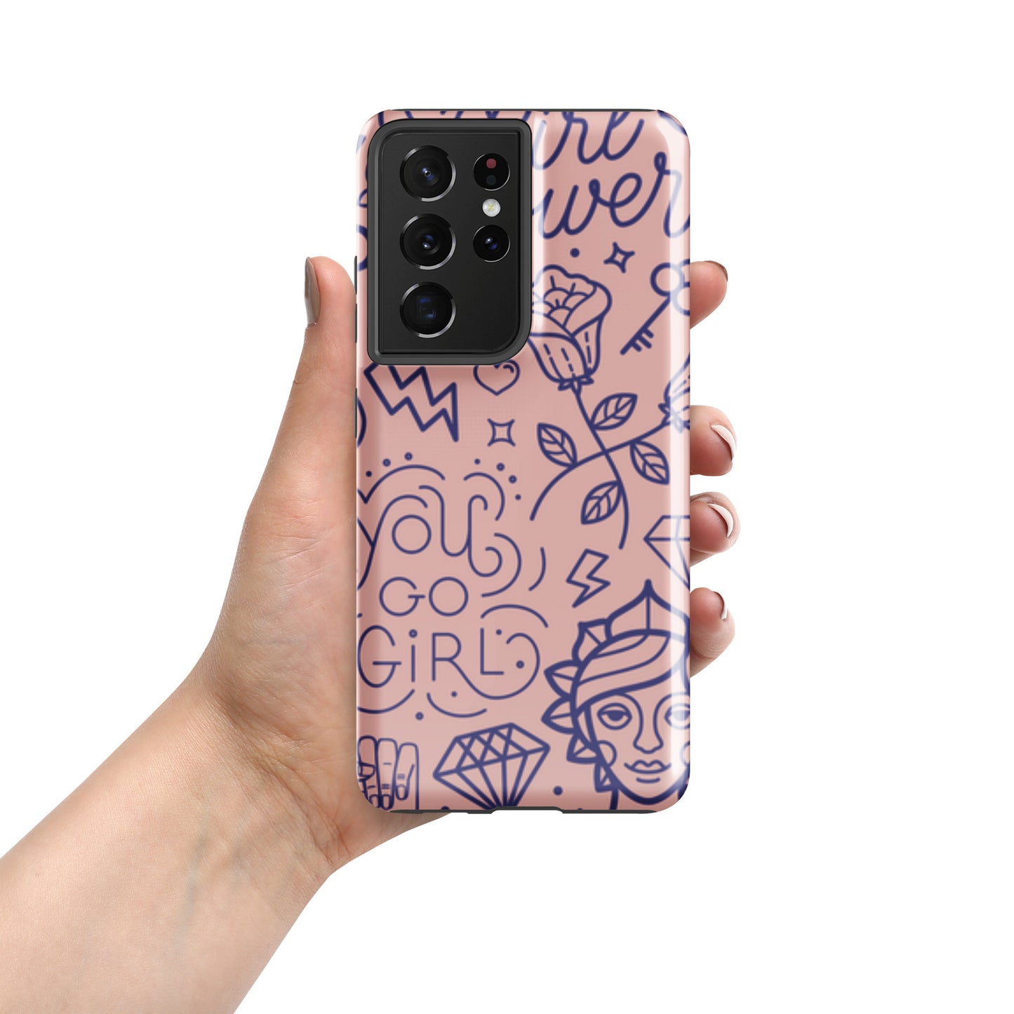 Samsung Tough Case Induction Charging Compatible - You Go Girl