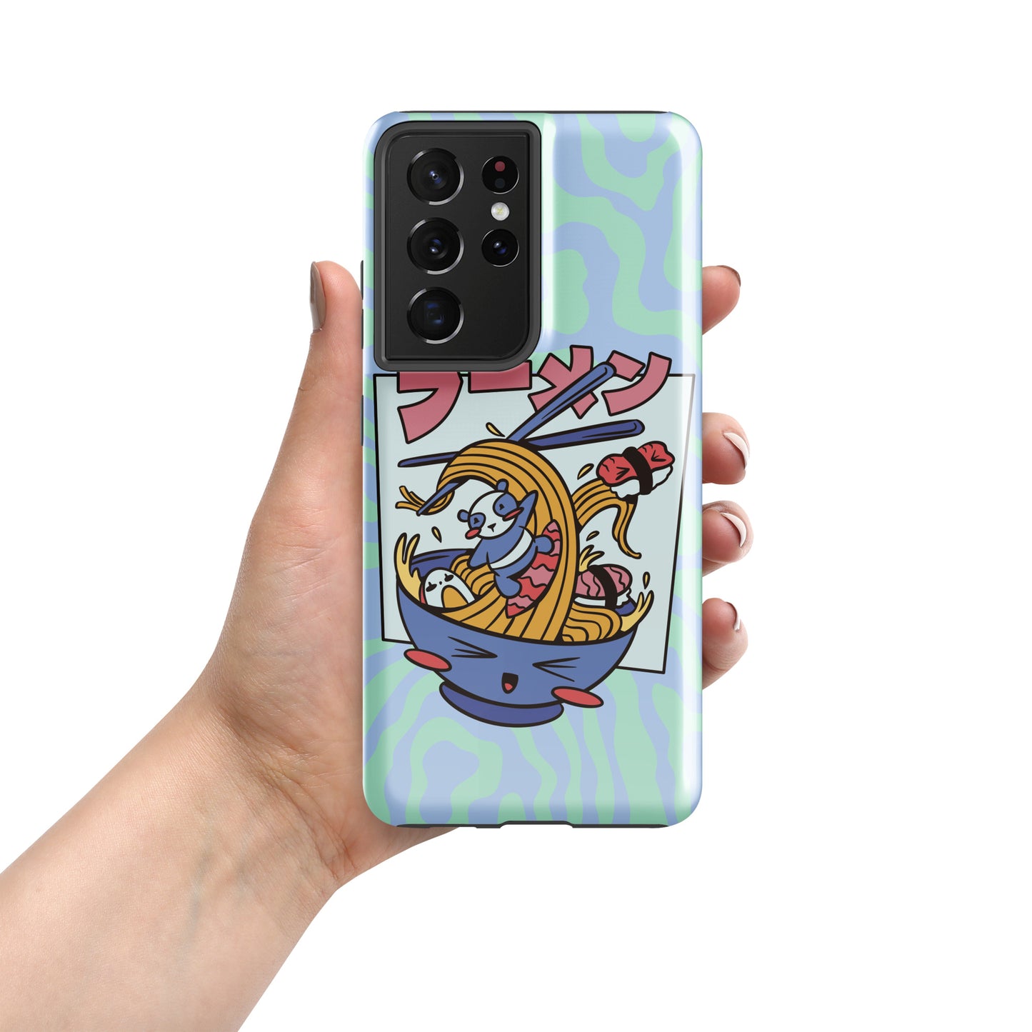 Samsung Tough Case Induction Charging Compatible - Funky Noodles