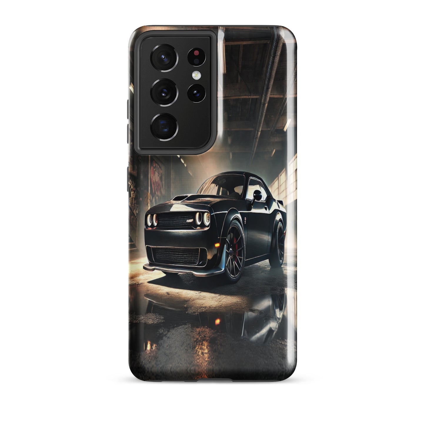 Samsung Tough Case Induction Charging Compatible - Dodge Challenger Hellcat