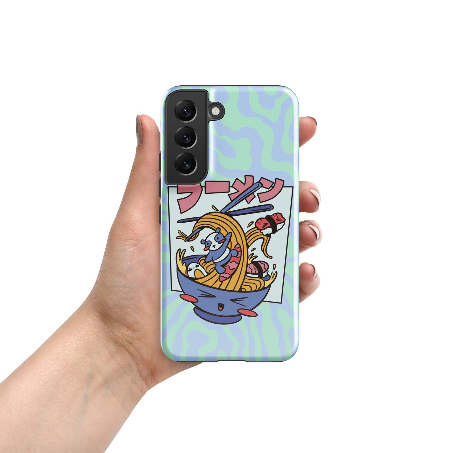 Samsung Tough Case Induction Charging Compatible - Funky Noodles