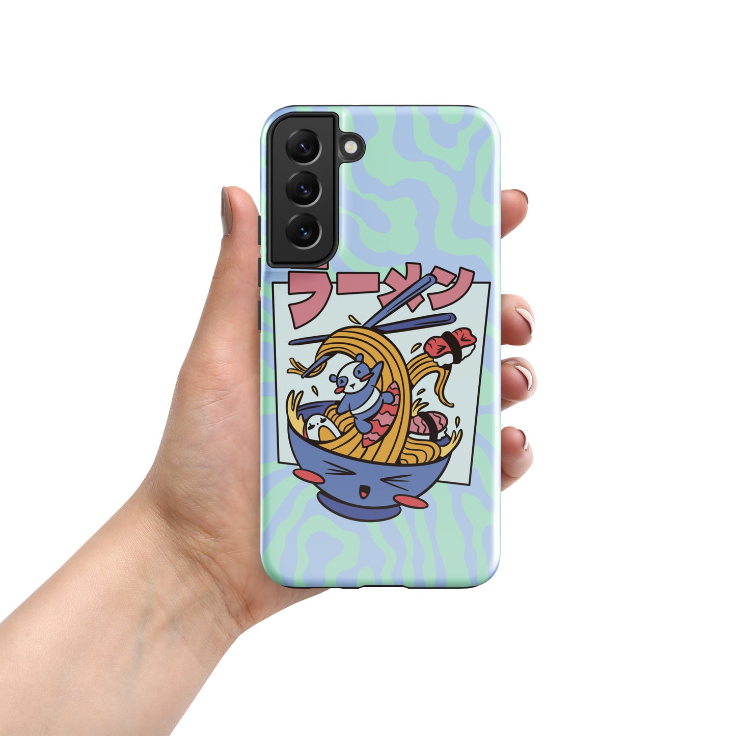 Samsung Tough Case Induction Charging Compatible - Funky Noodles